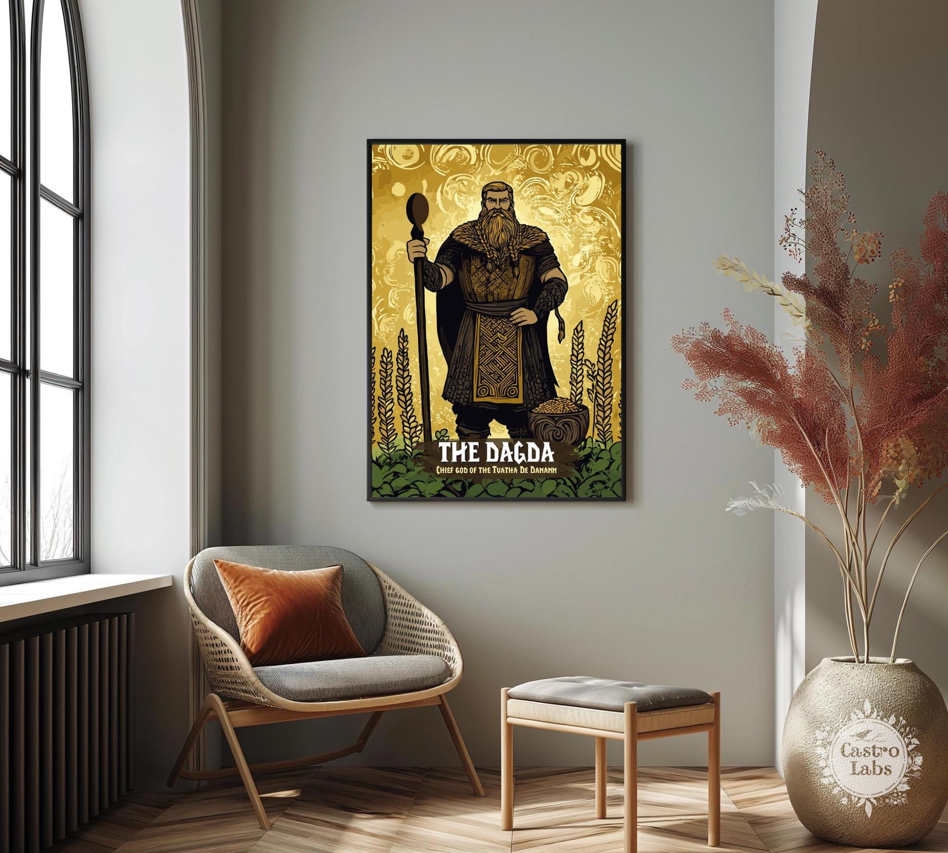 Dagda Poster, Celtic Mythology