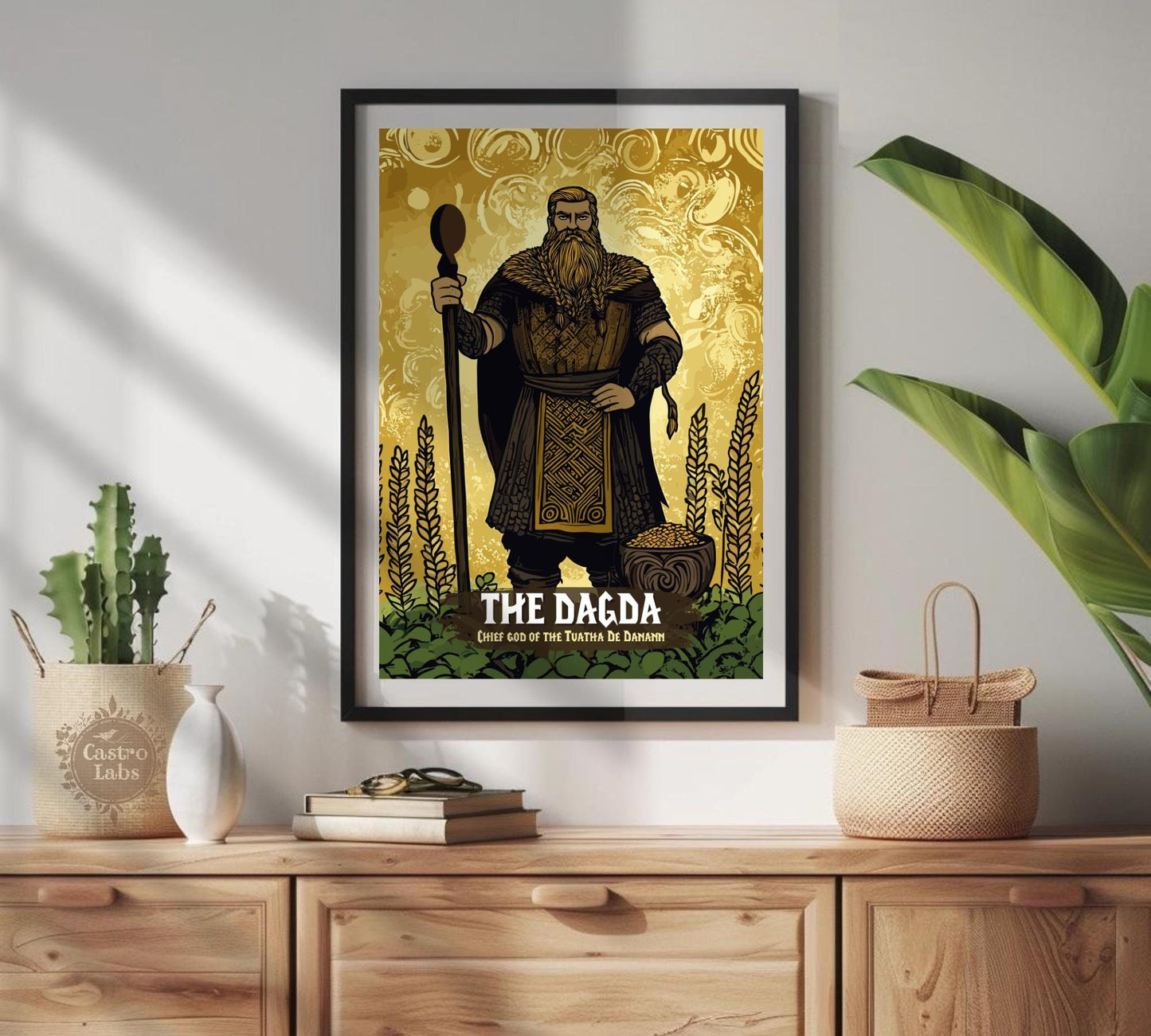 Dagda Poster, Celtic Mythology