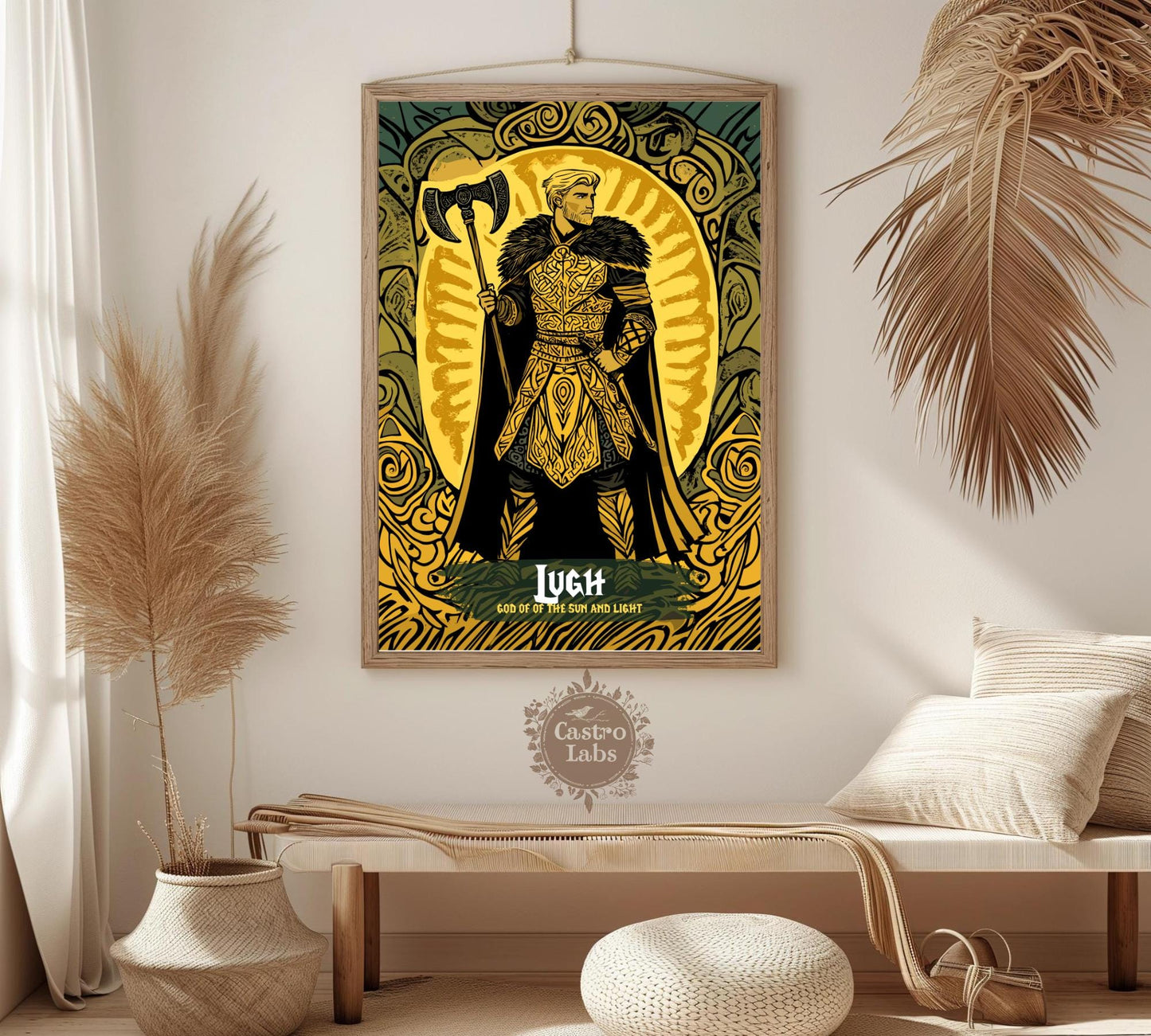 Lugh Poster, Celtic Mythology