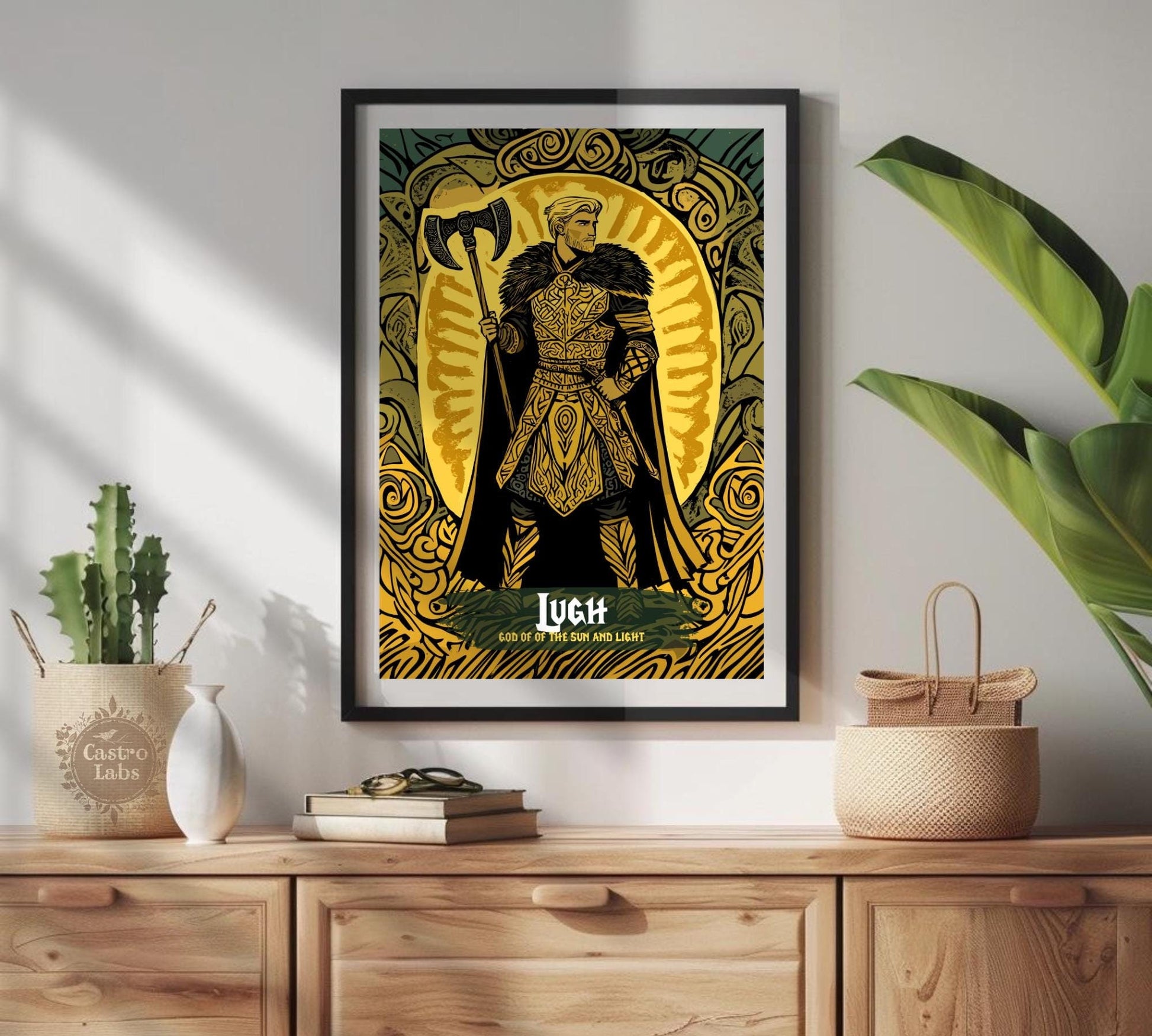 Lugh Poster, Celtic Mythology