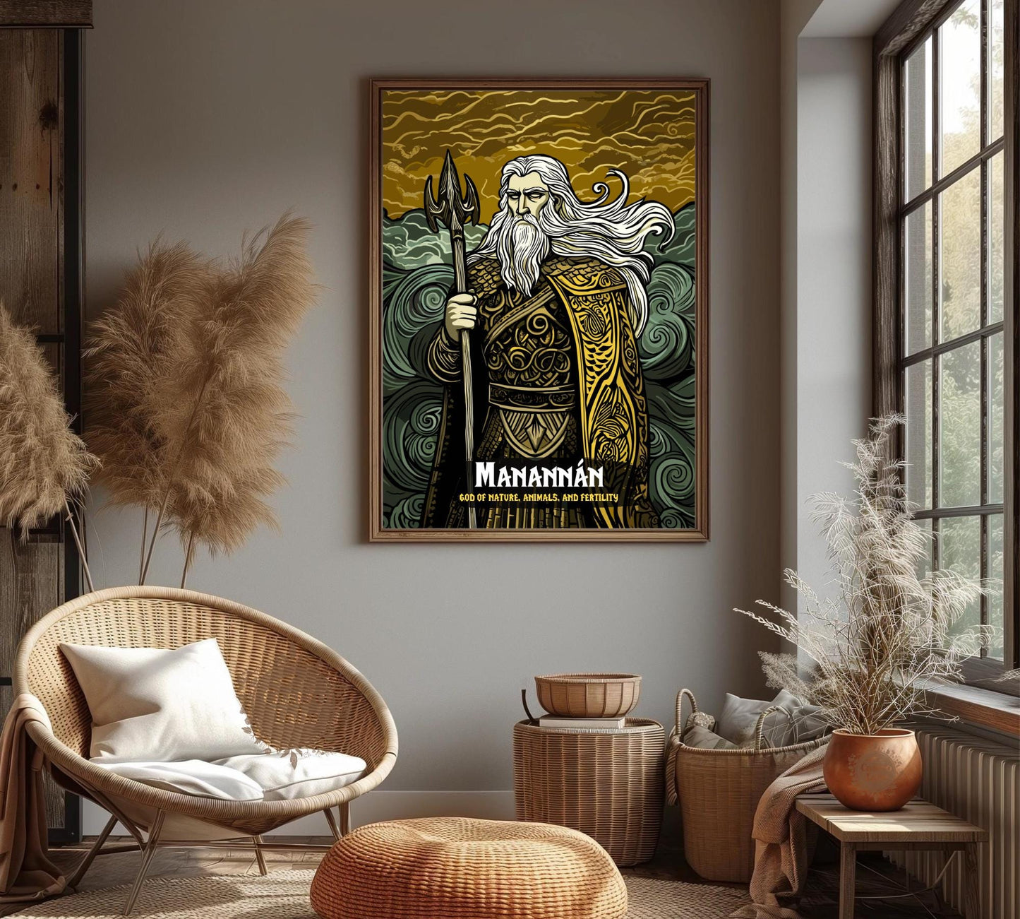 Manannan Poster, Celtic Mythology