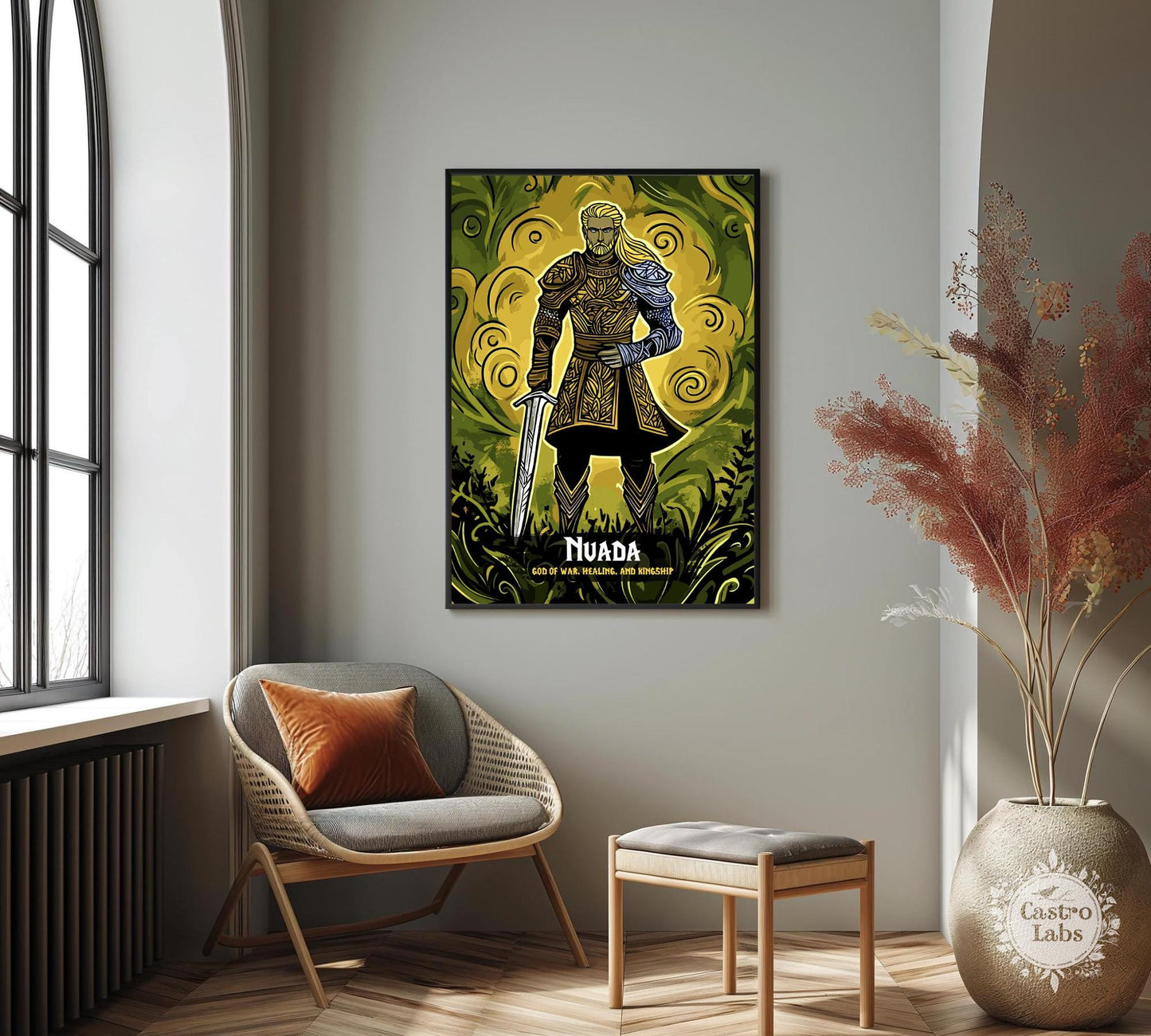 Nuada Poster, Celtic Mythology