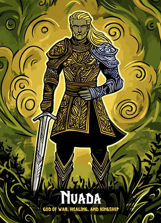 Nuada Poster, Celtic Mythology