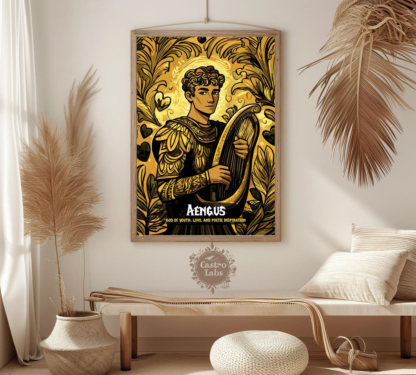 Aengus Poster, Celtic Mythology