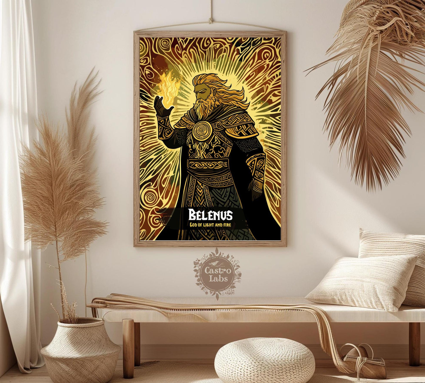 Belenus Poster, Celtic Mythology