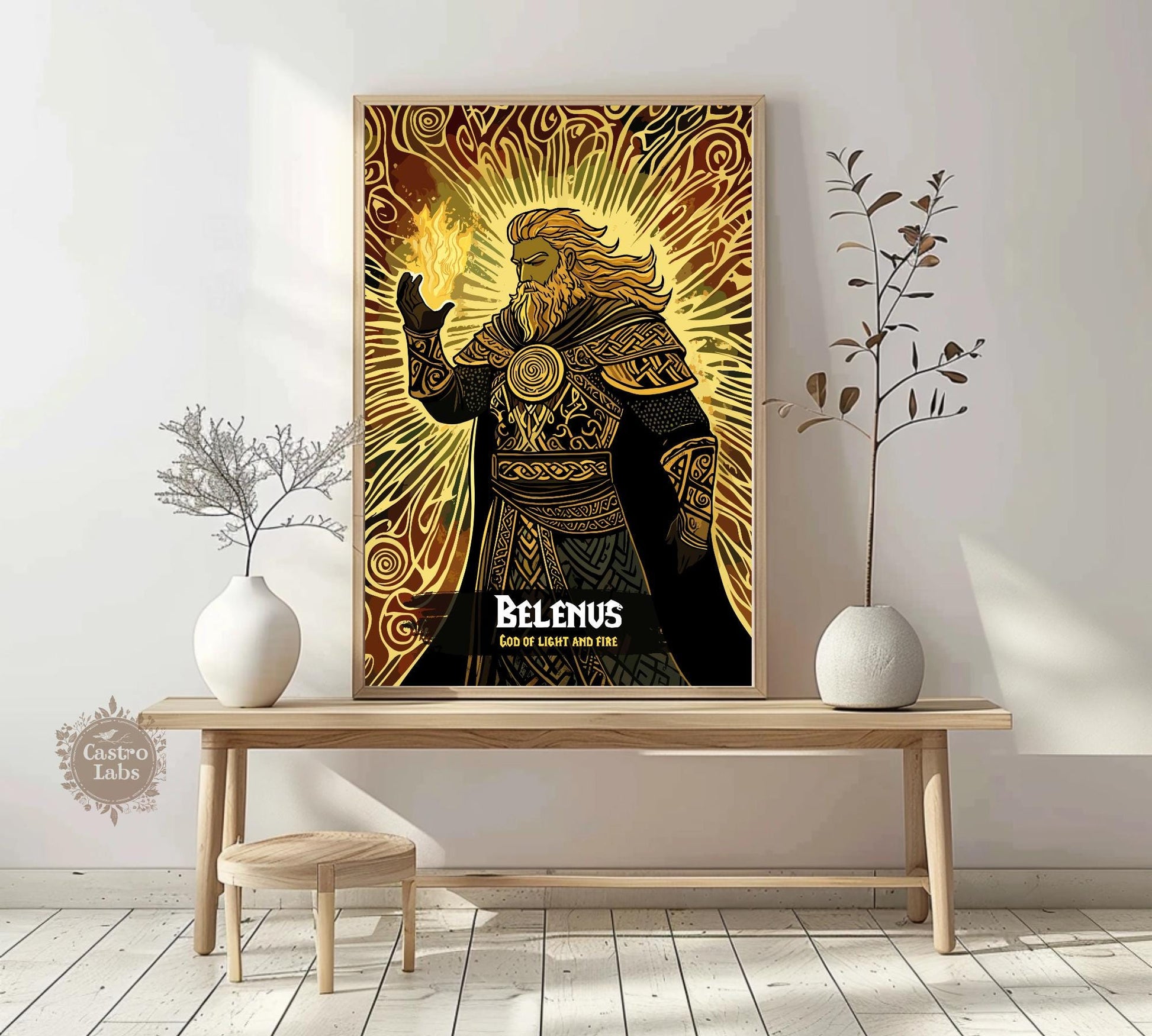 Belenus Poster, Celtic Mythology