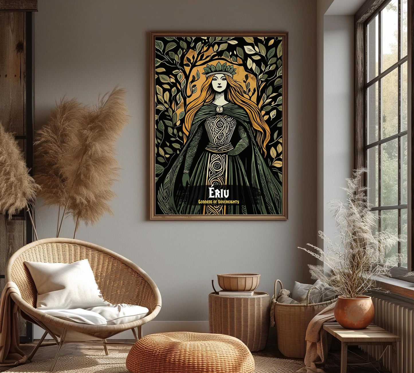 Eriu Poster, Celtic Mythology