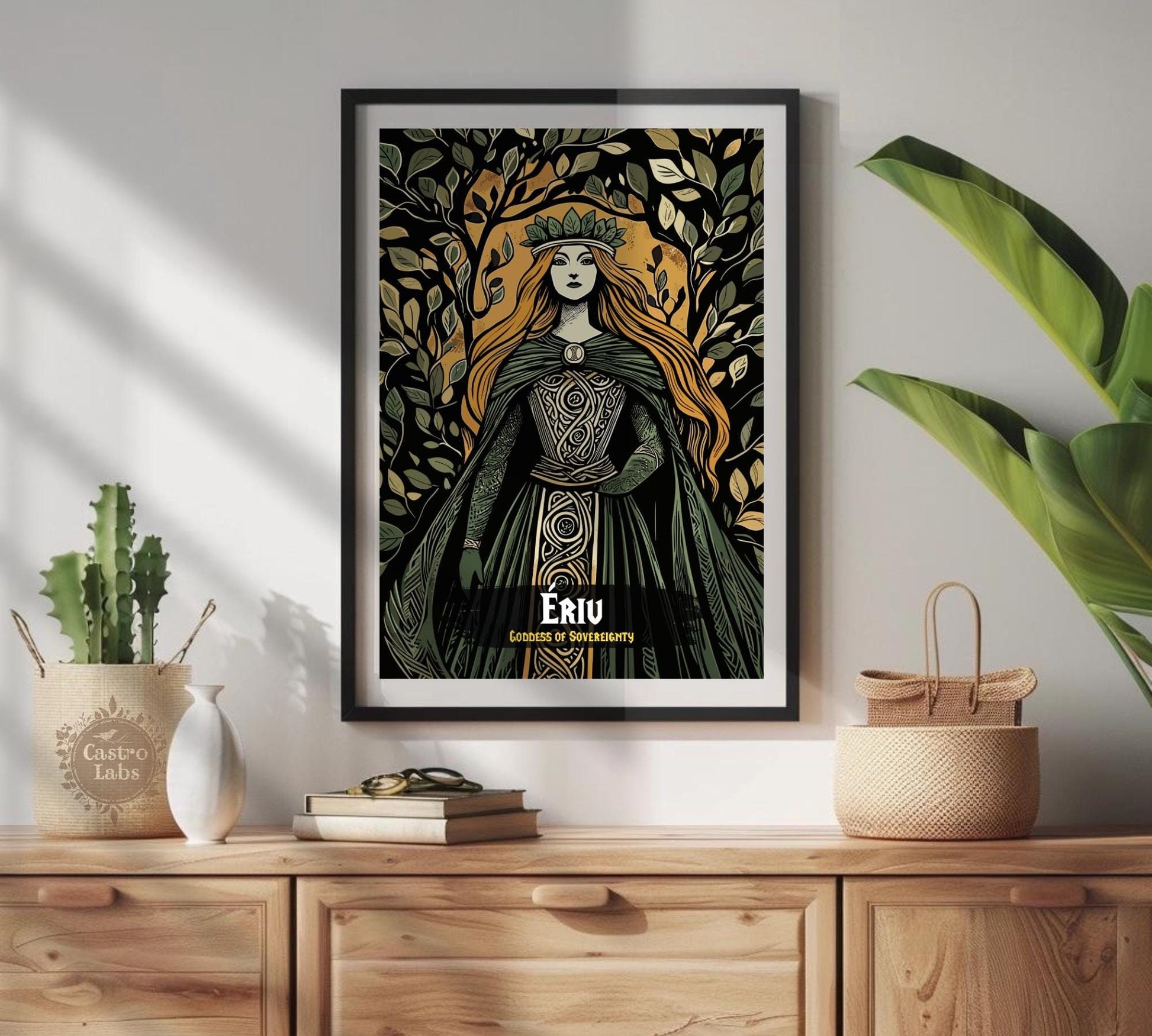 Eriu Poster, Celtic Mythology