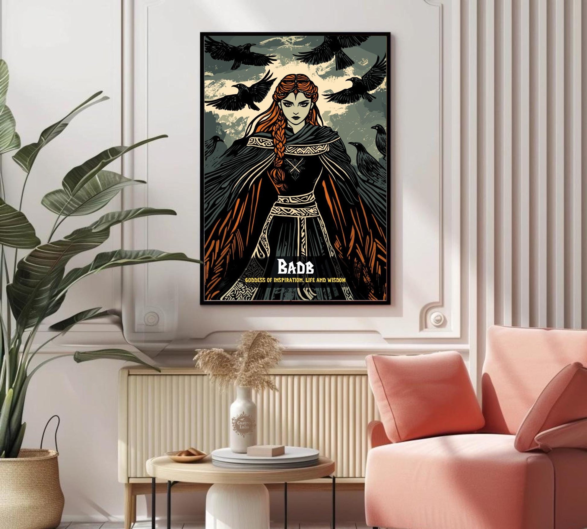 Badb Poster, Celtic Mythology