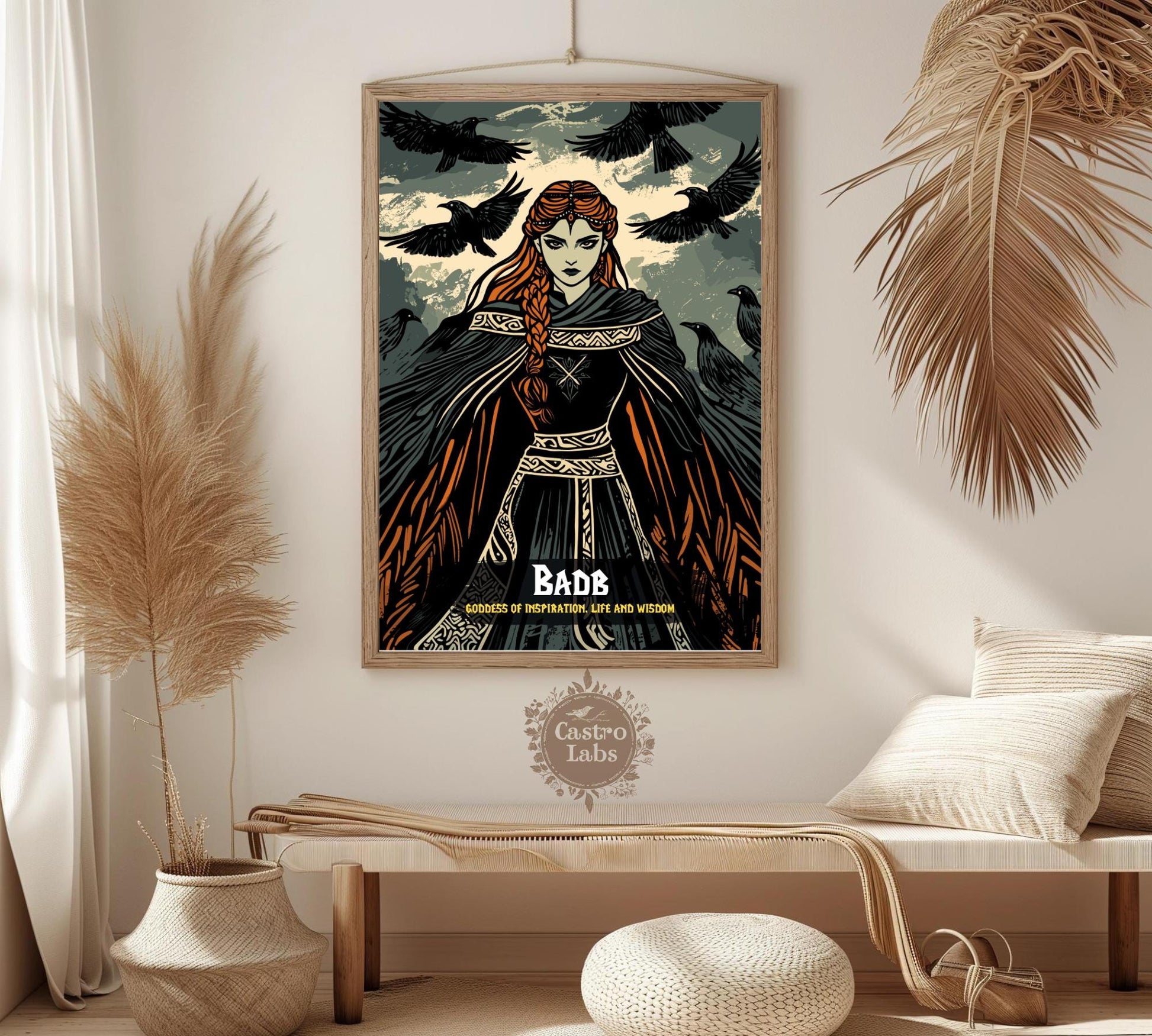 Badb Poster, Celtic Mythology