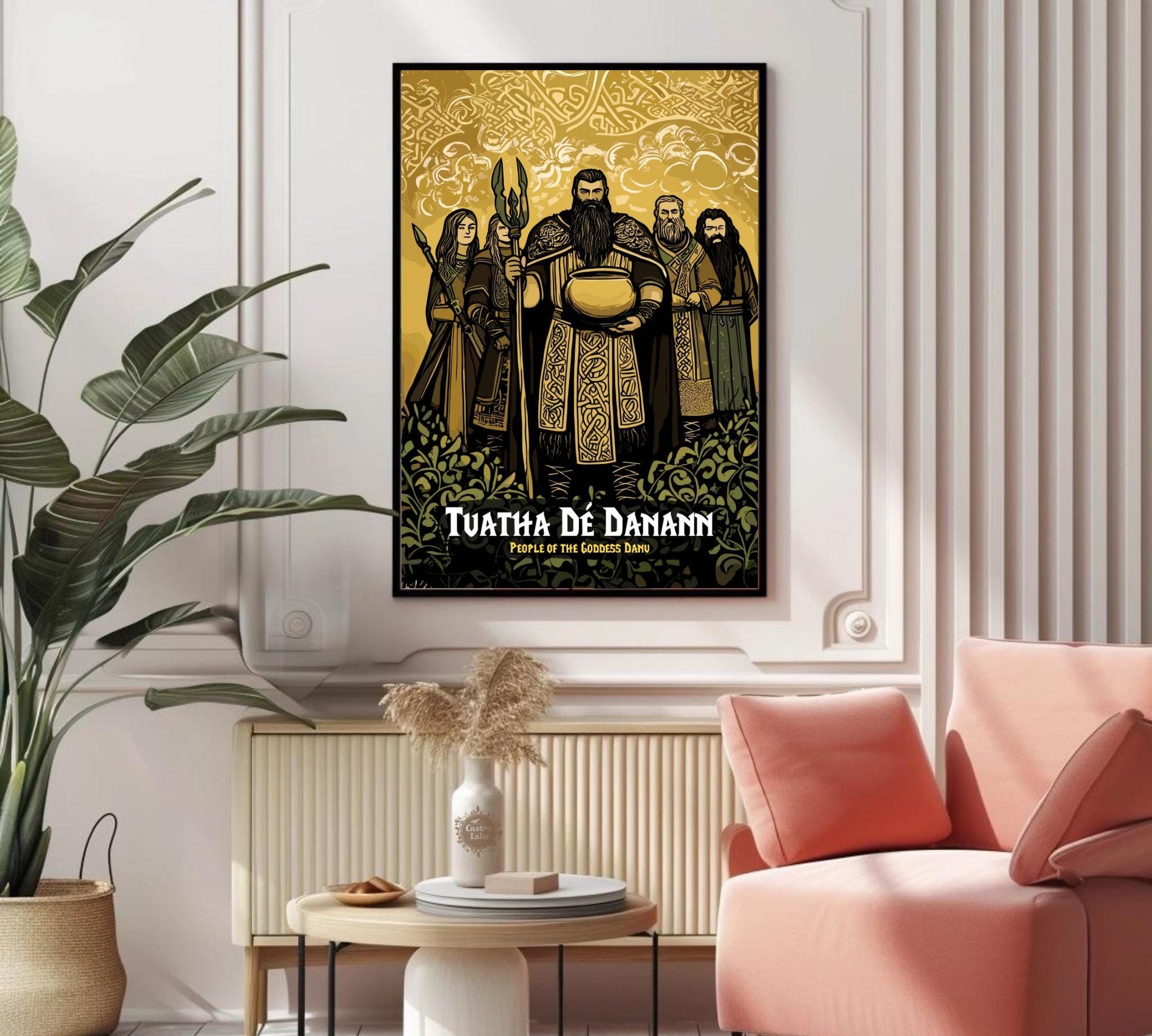 Tuatha Dé Danann Poster, Celtic Mythology