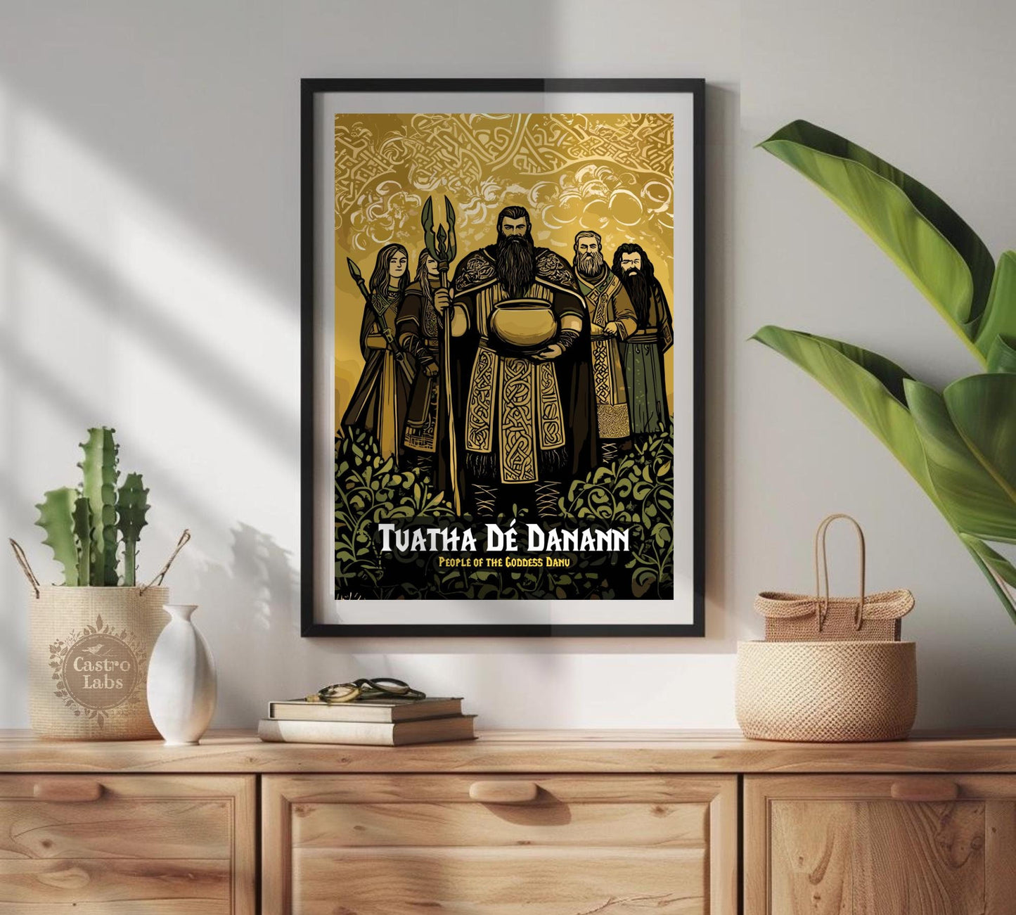 Tuatha Dé Danann Poster, Celtic Mythology