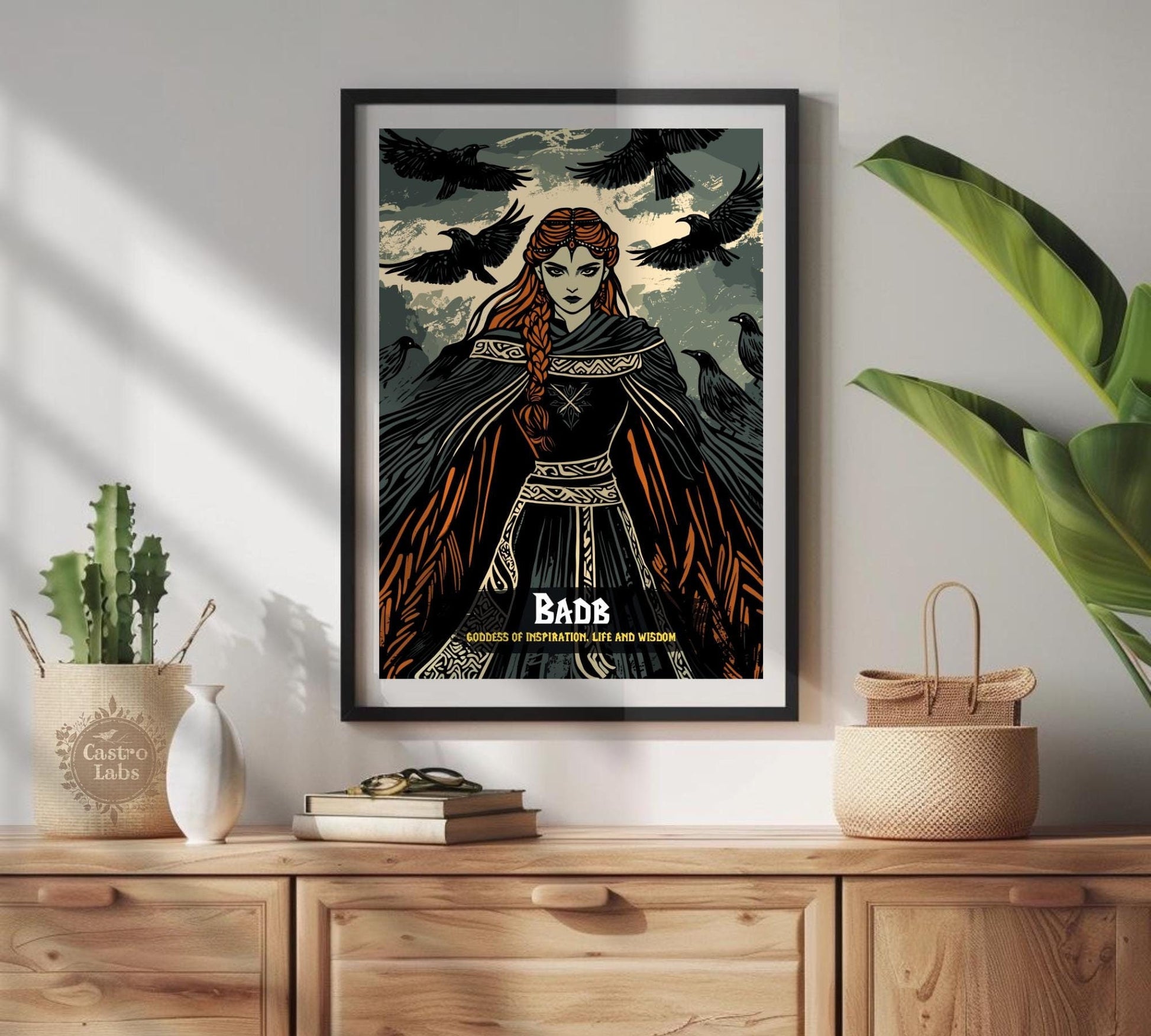 Badb Poster, Celtic Mythology