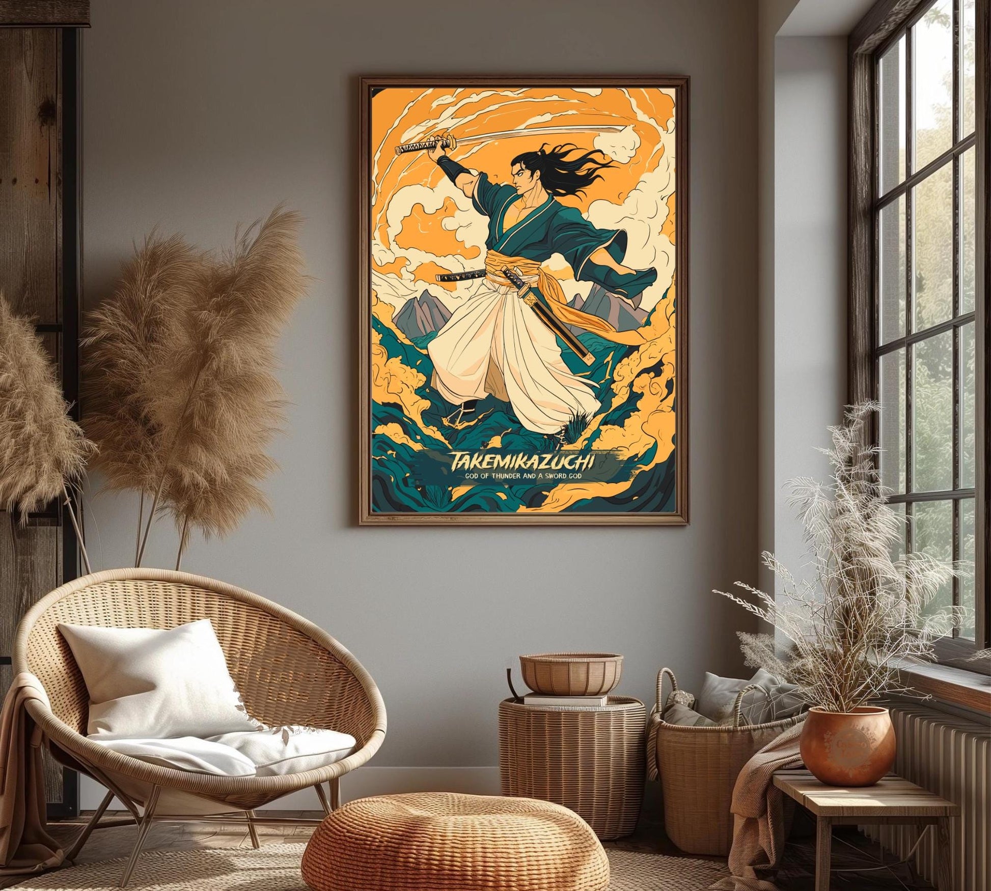 Takemikazuchi Poster, Japanese Mythology