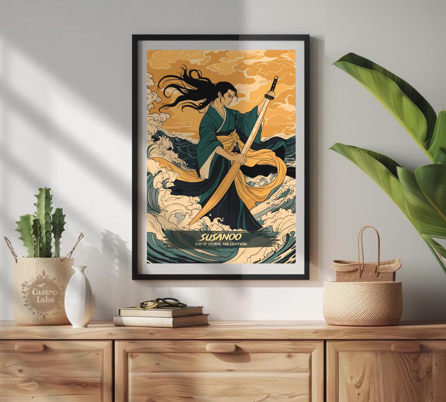 Susanoo Poster, Japanese Mythology