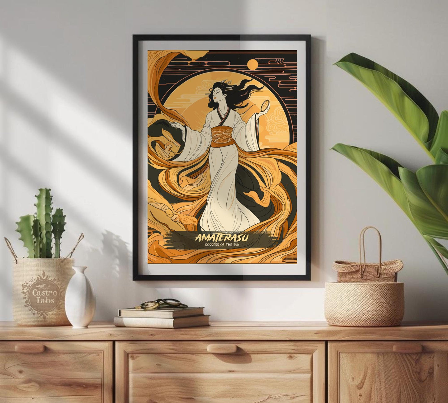 Amaterasu Poster, Japanese Mythology