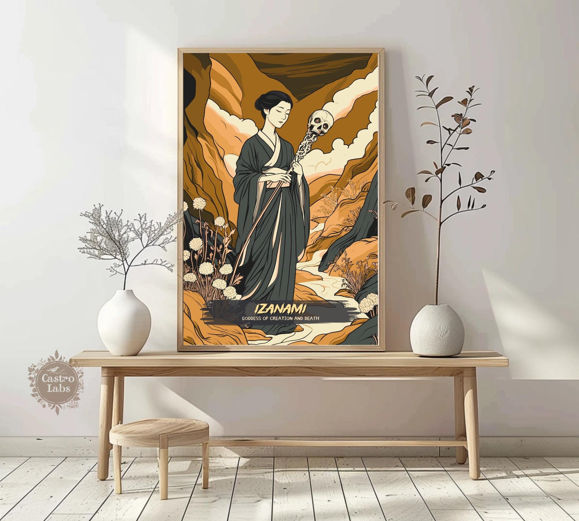 Izanami Poster, Japanese Mythology