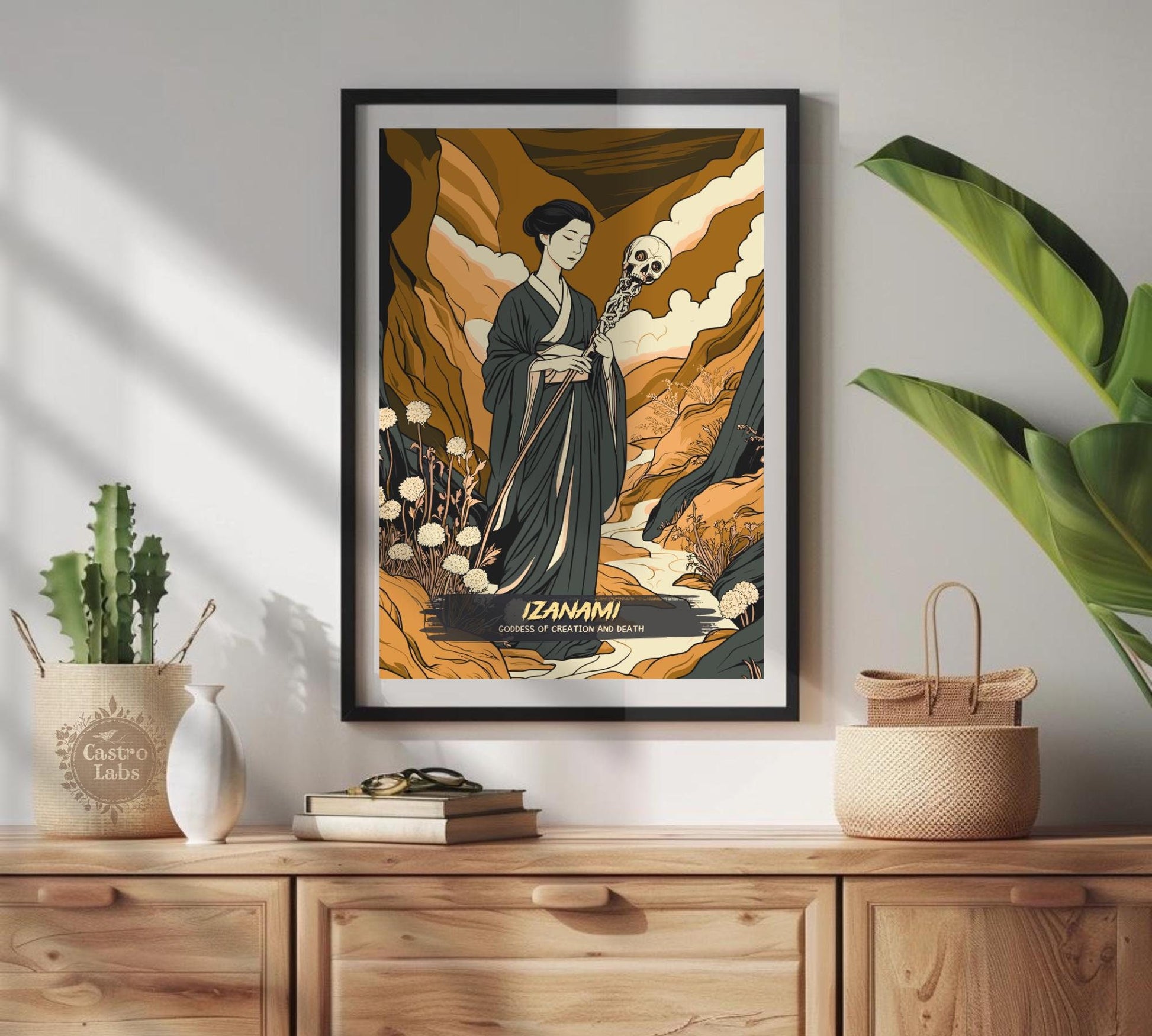 Izanami Poster, Japanese Mythology