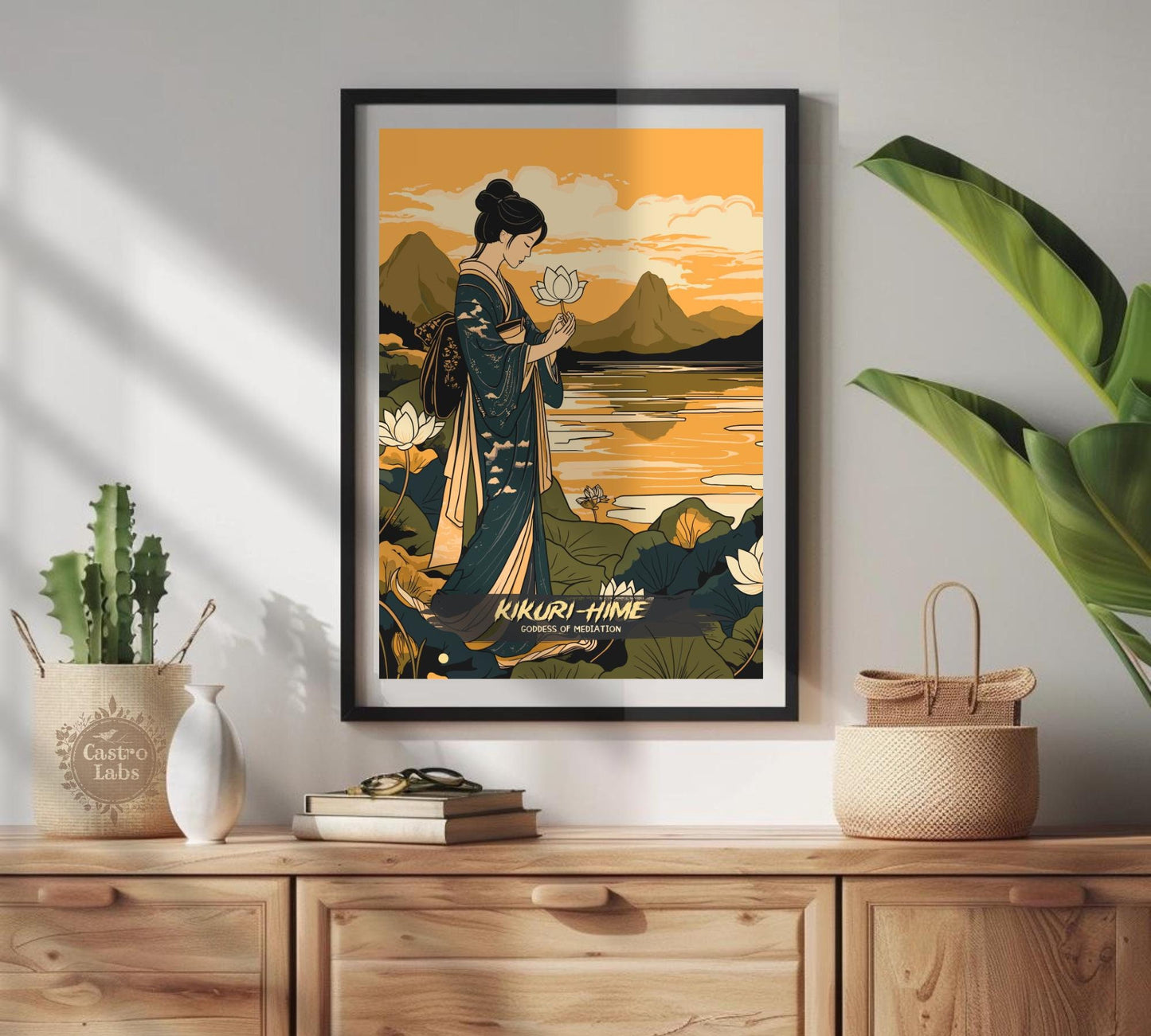 Kikuri-hime Poster, Japanese Mythology