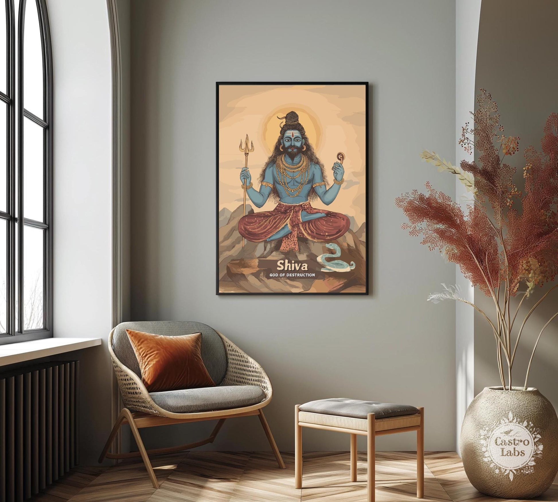 Shiva Print - Hindu Mythology Poster