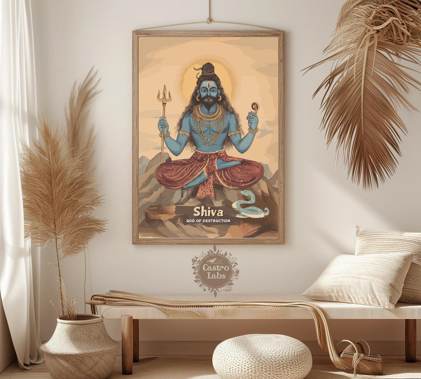 Shiva Print - Hindu Mythology Poster