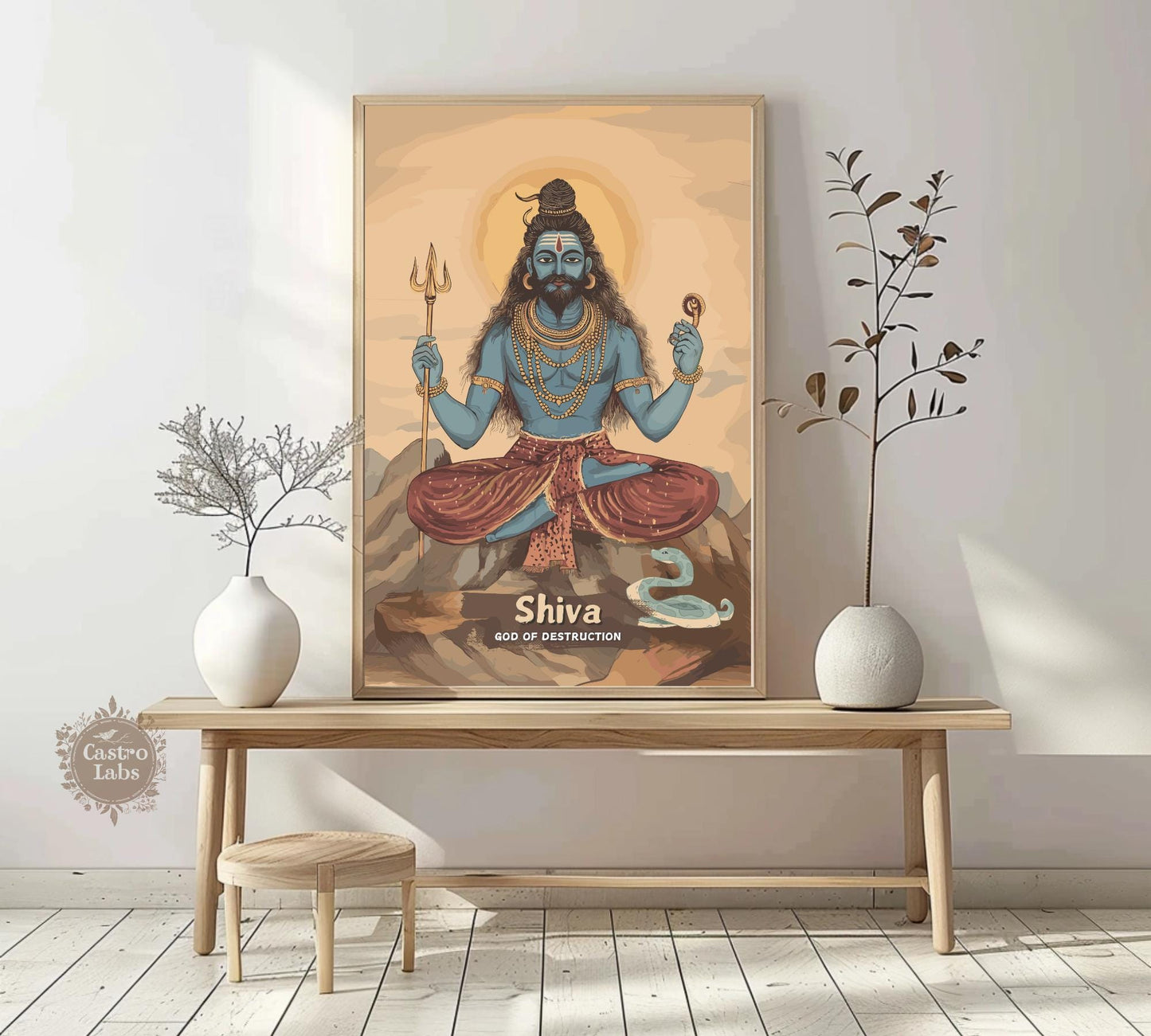 Shiva Print - Hindu Mythology Poster