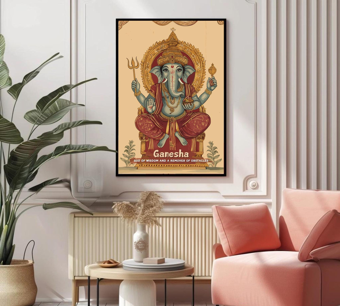 Ganesha Print - Hindu Mythology Poster