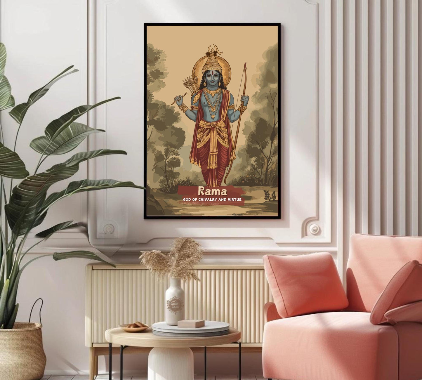 Rama Print - Hindu Mythology Poster