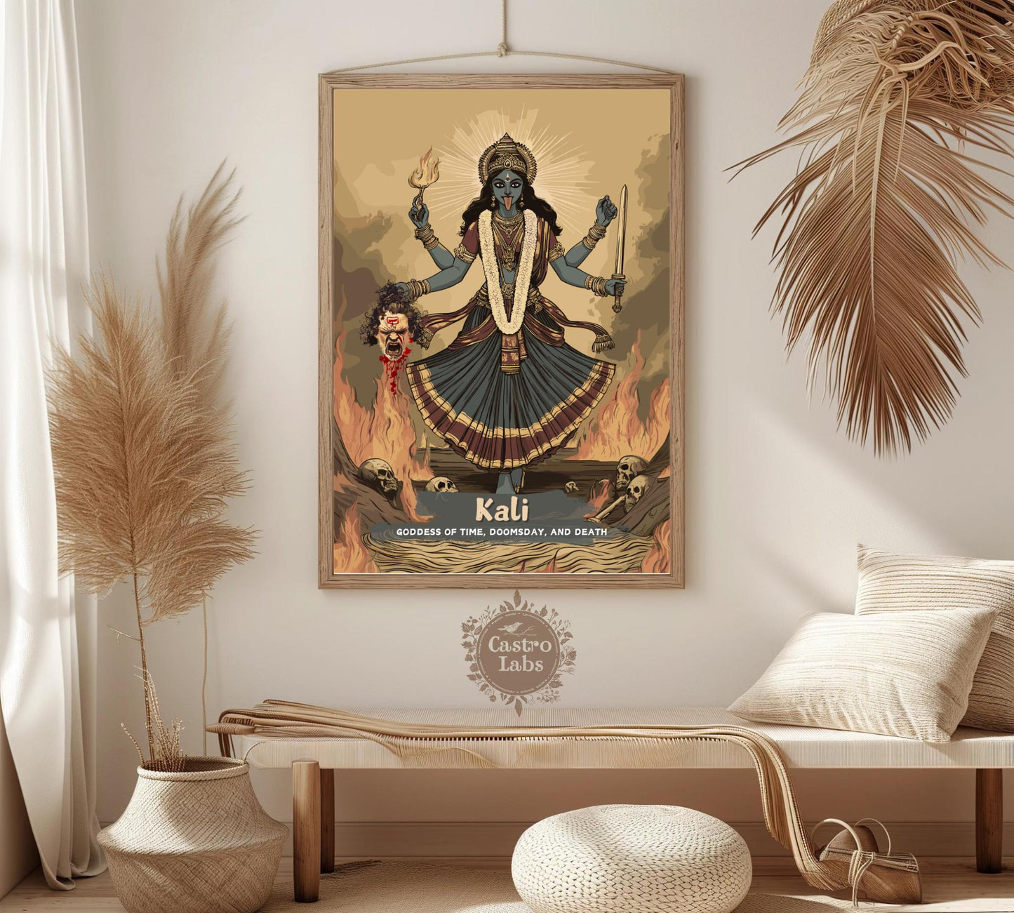 Kali Print - Hindu Mythology Poster