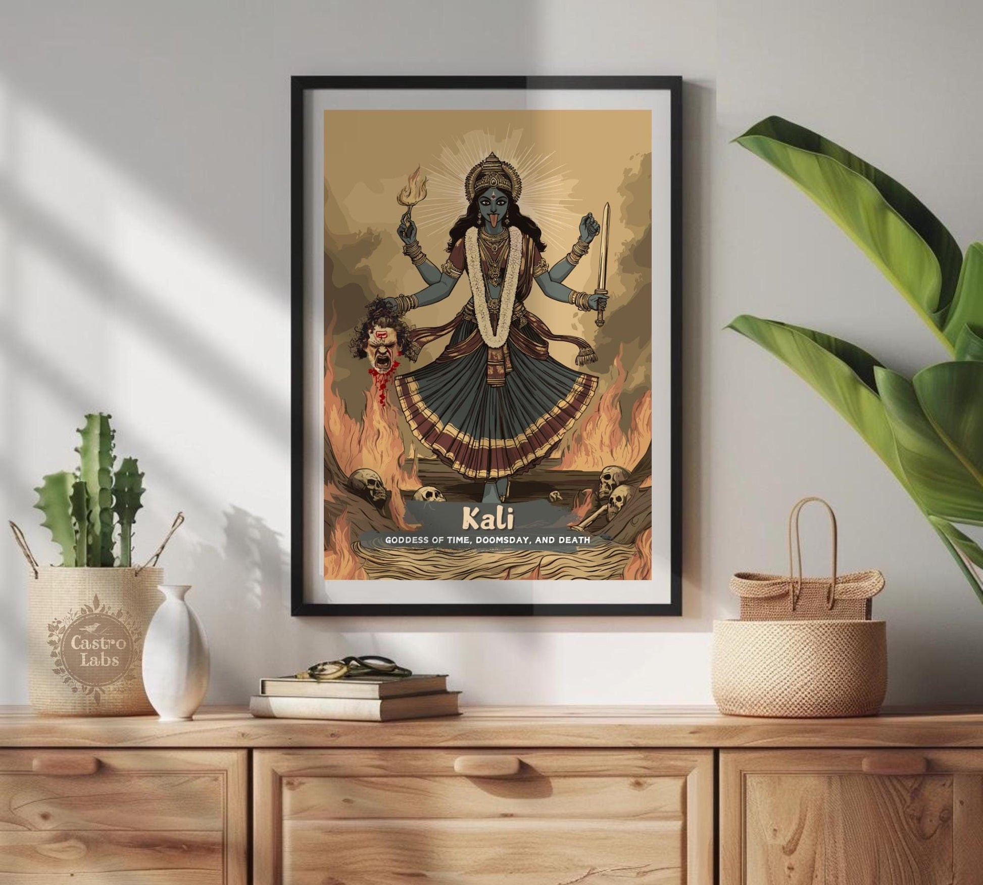 Kali Print - Hindu Mythology Poster