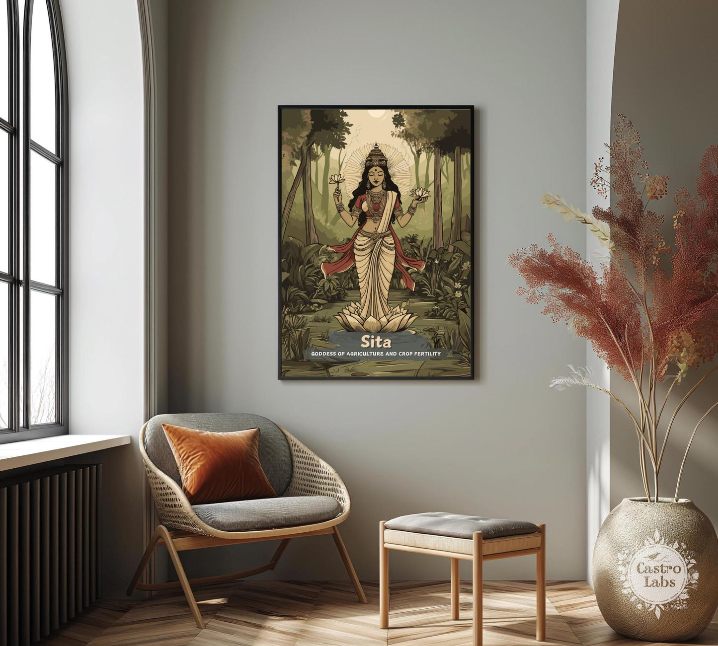 Sita Print - Hindu Mythology Poster