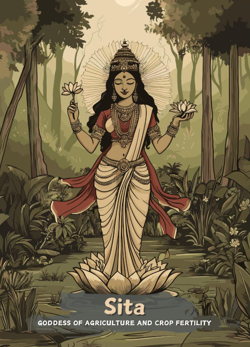 Sita Print - Hindu Mythology Poster