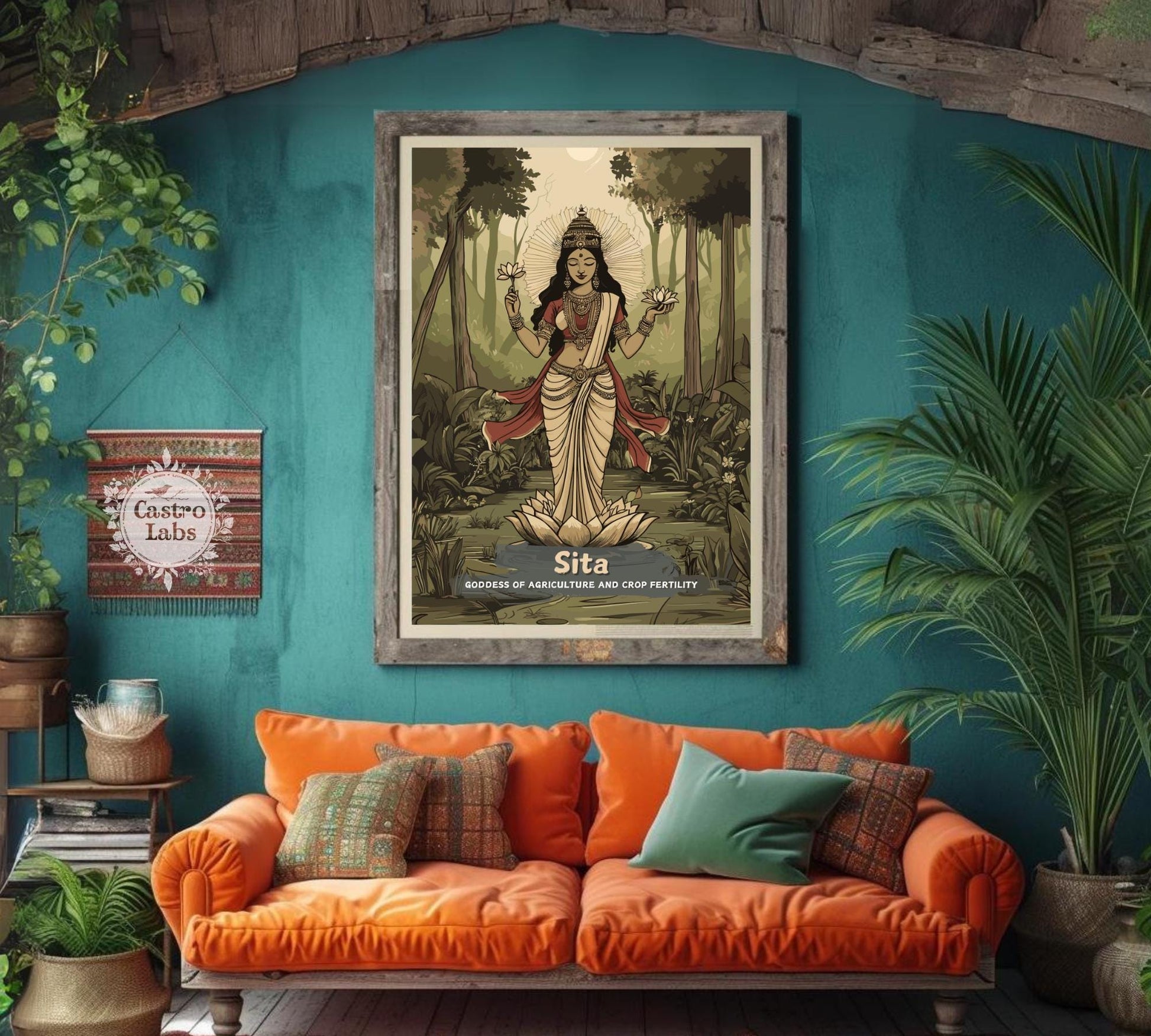 Sita Print - Hindu Mythology Poster