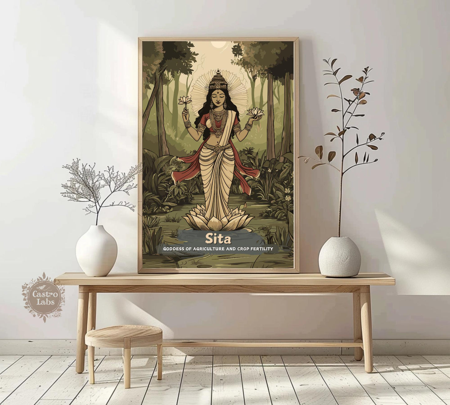 Sita Print - Hindu Mythology Poster