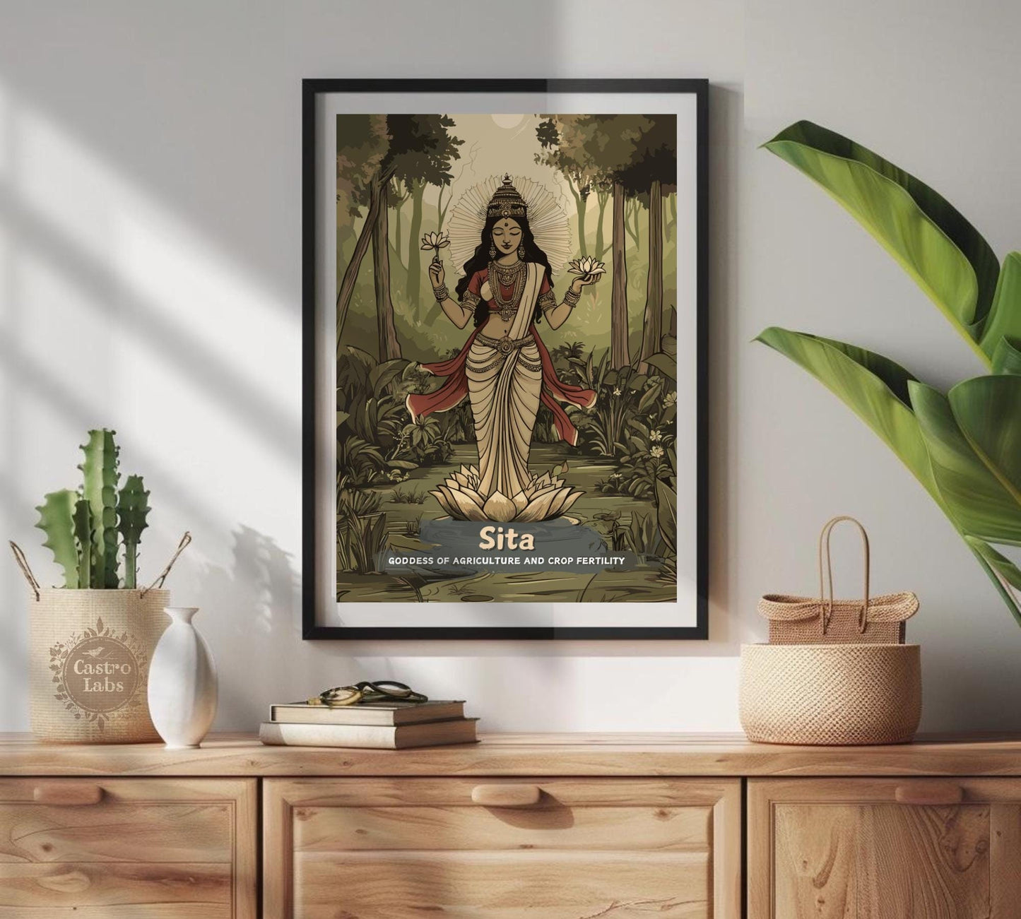 Sita Print - Hindu Mythology Poster