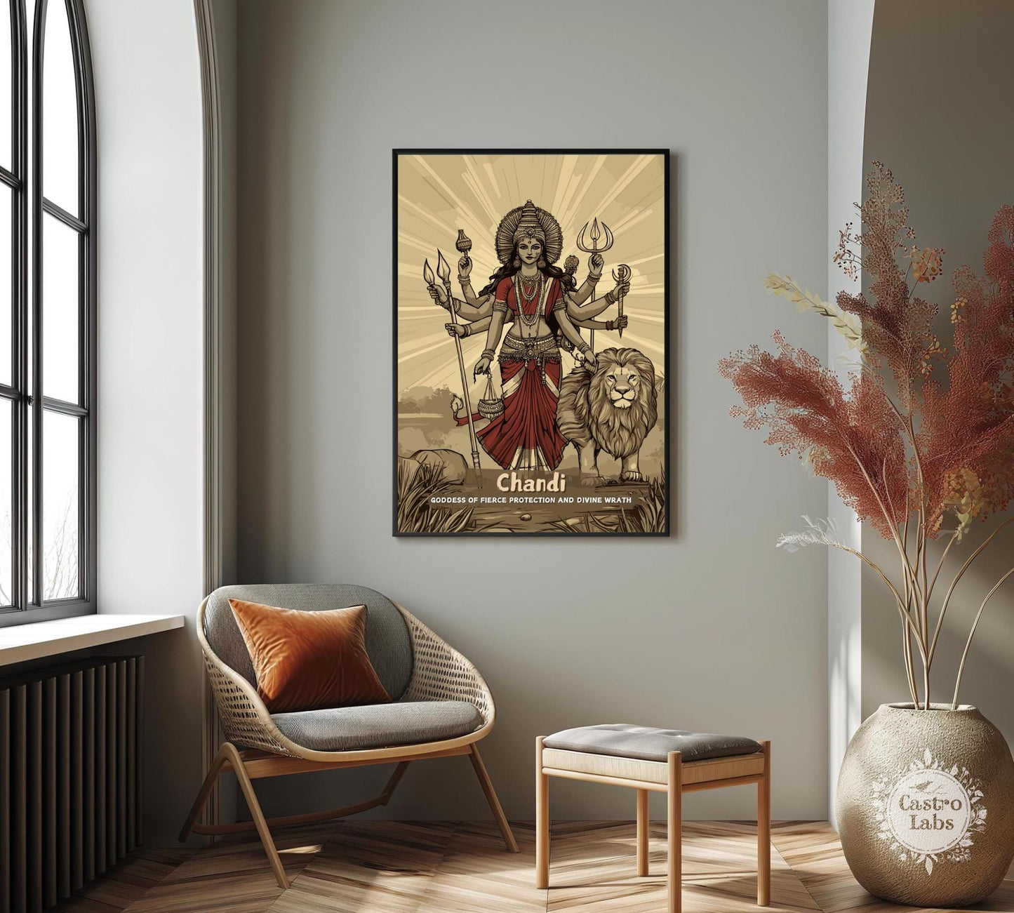 Chandi Print - Hindu Mythology Poster