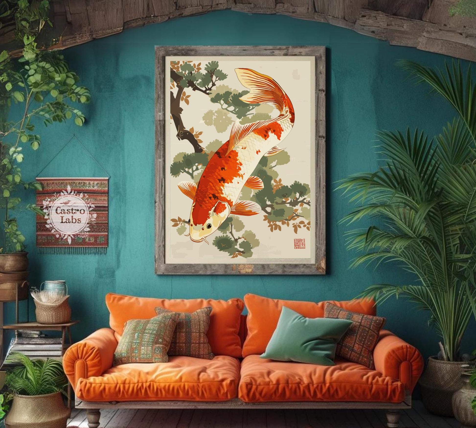 Japanese Koi Fish Poster - Japanese Koi Fish