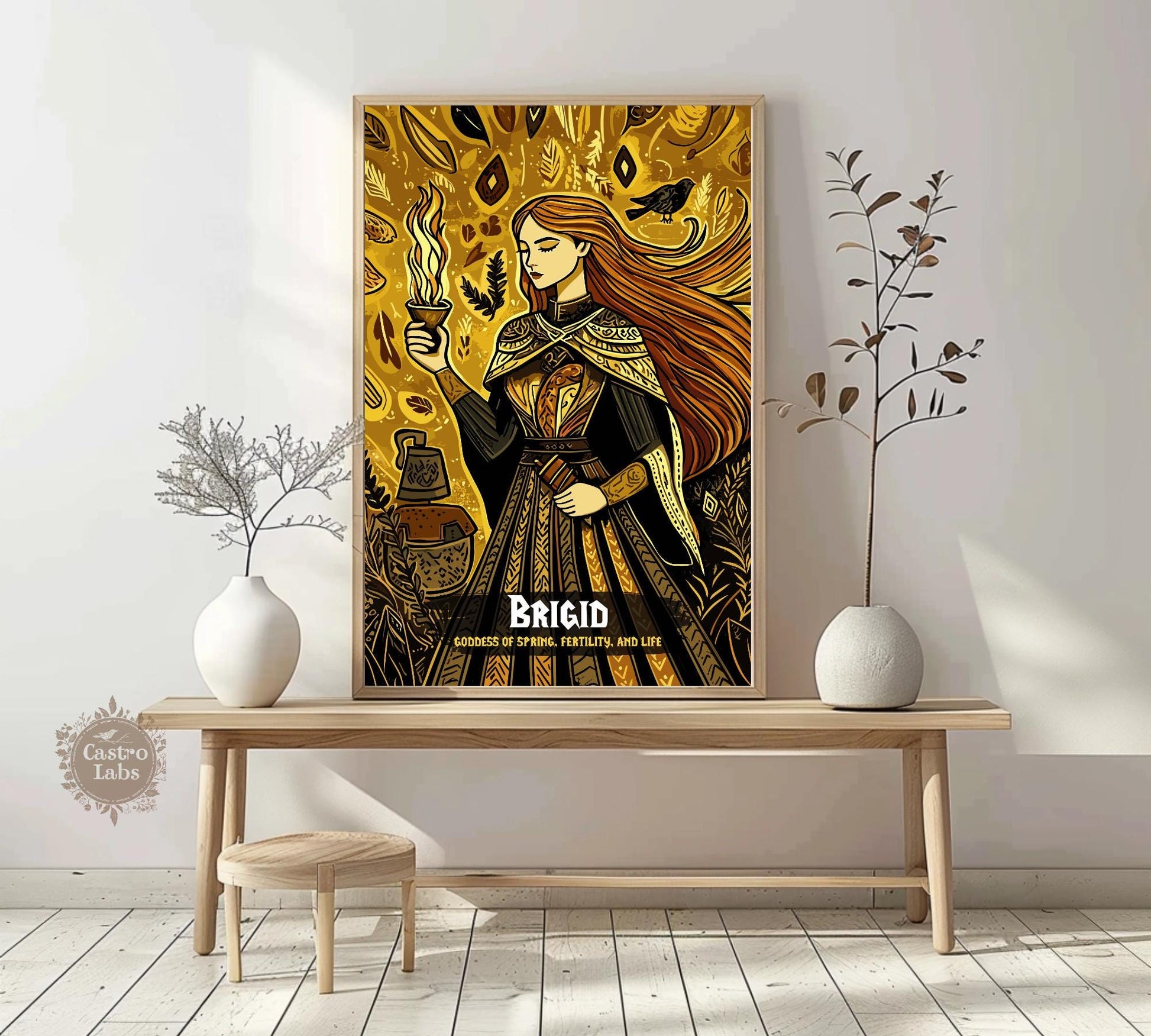 Brigid Poster, Celtic Mythology