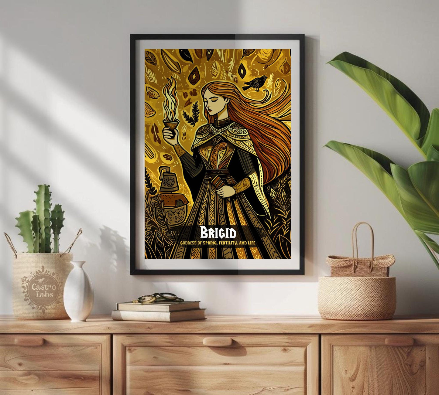 Brigid Poster, Celtic Mythology