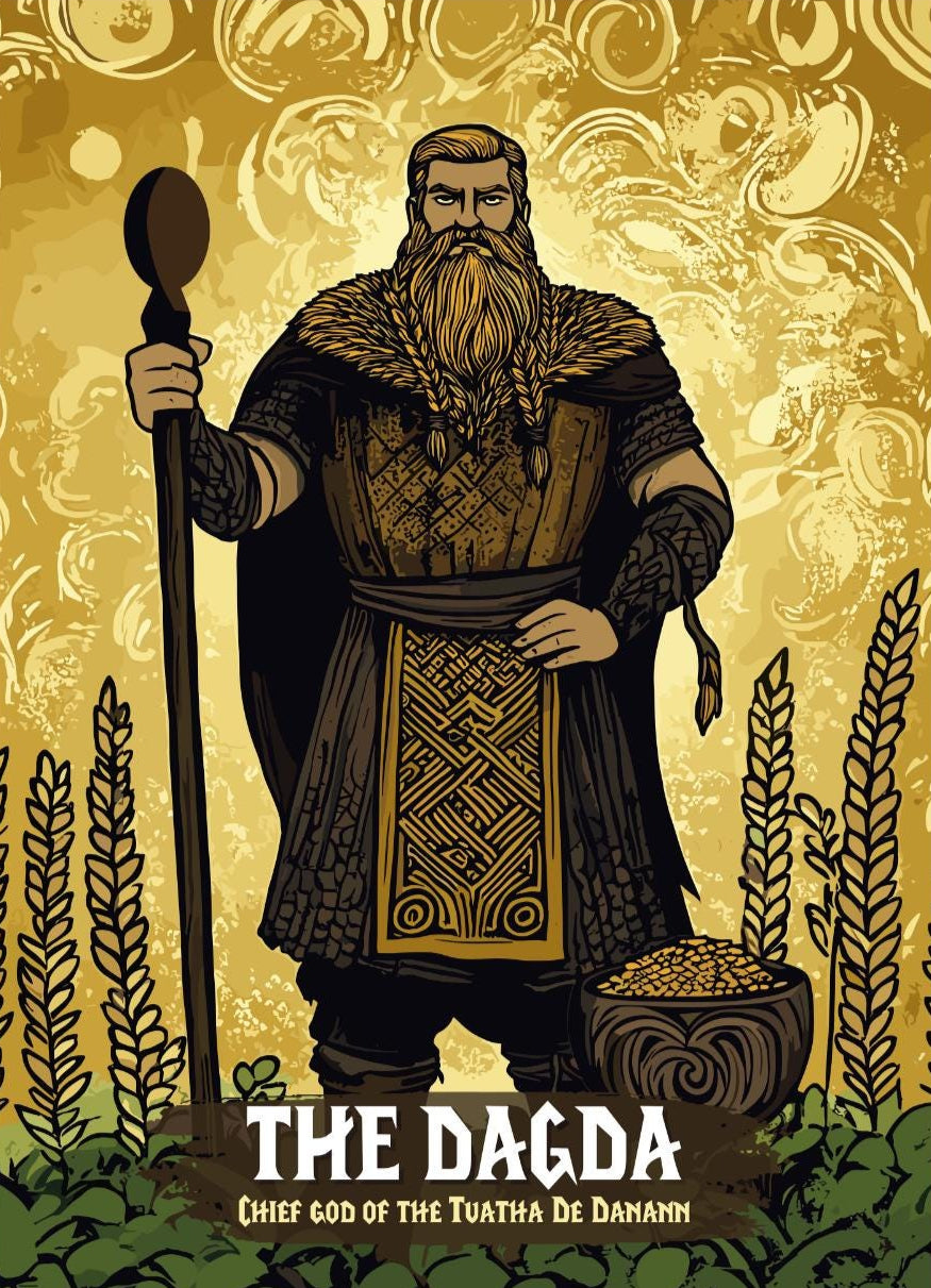 Dagda Poster, Celtic Mythology