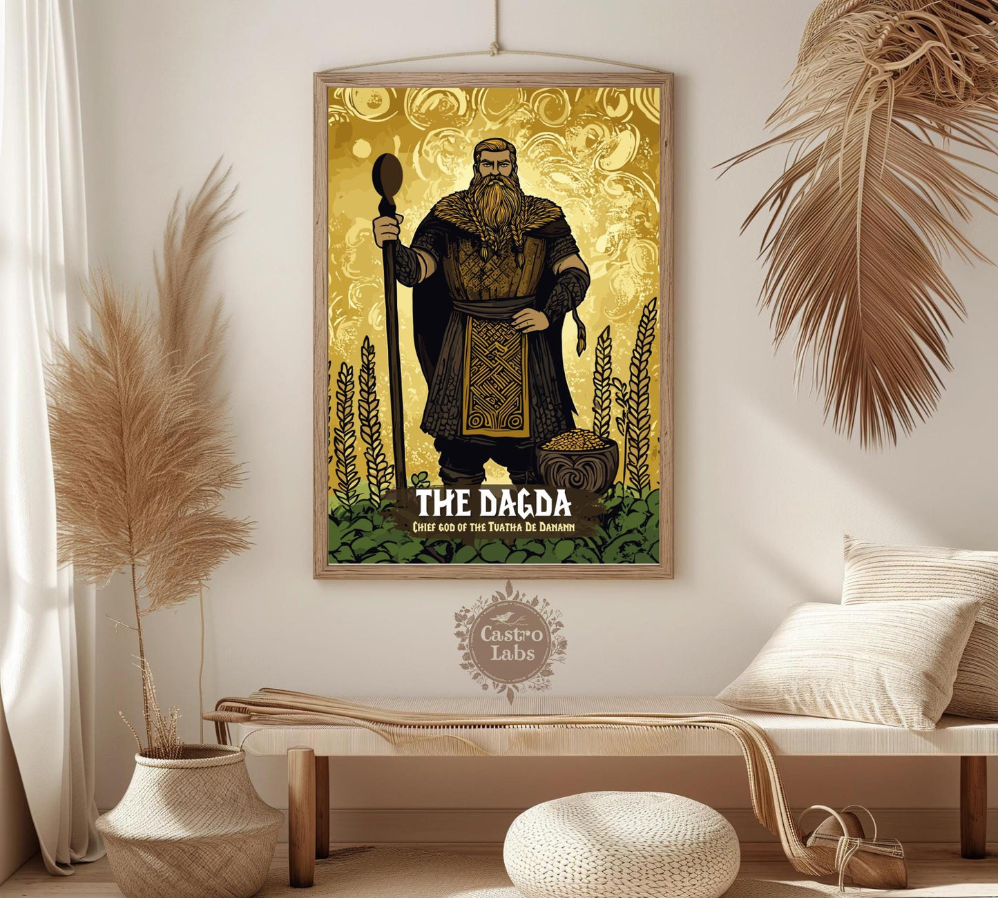 Dagda Poster, Celtic Mythology