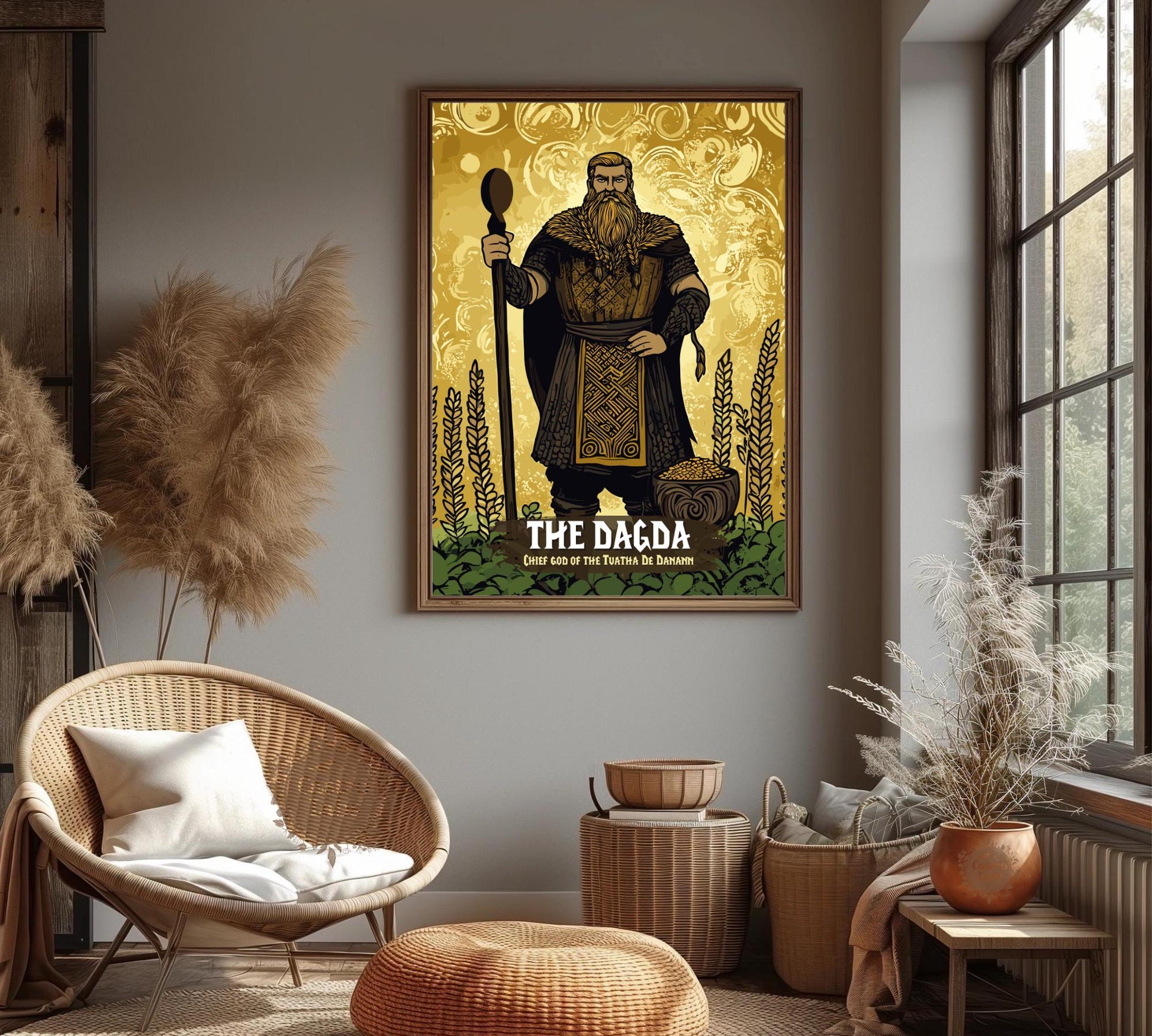 Dagda Poster, Celtic Mythology