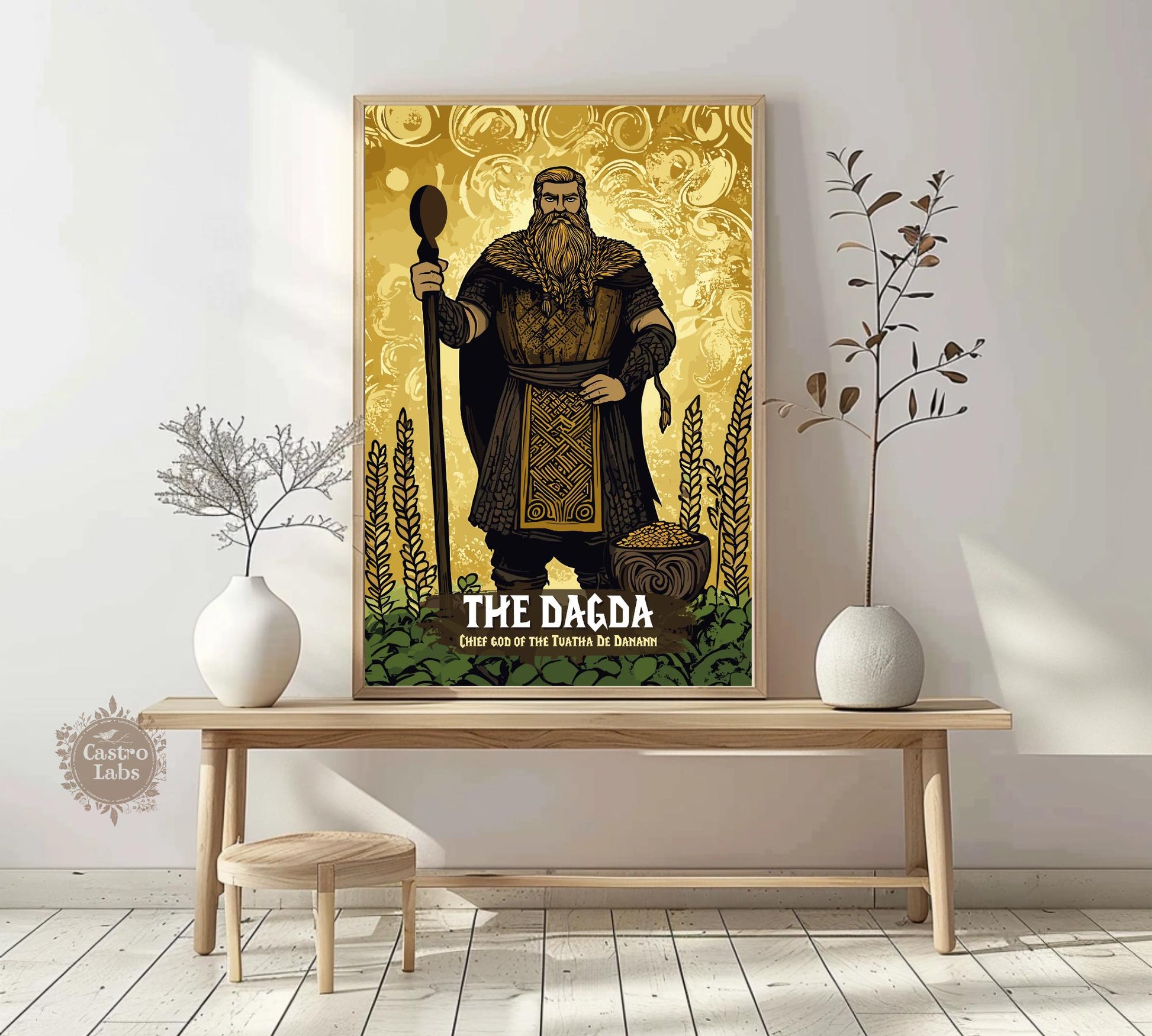 Dagda Poster, Celtic Mythology