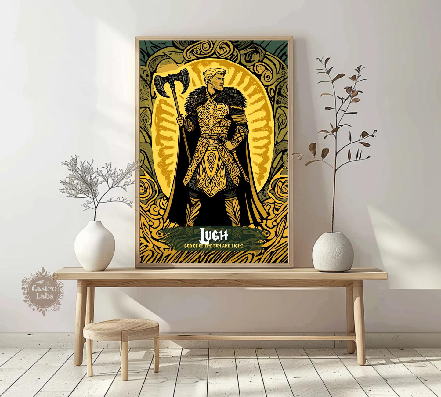 Lugh Poster, Celtic Mythology