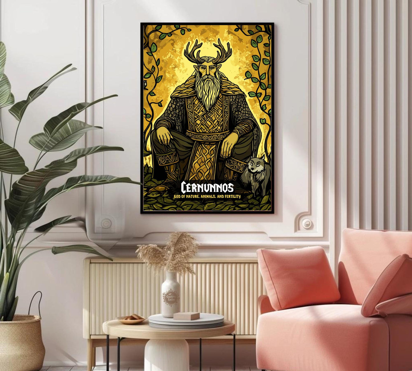 Cernunnos Poster, Celtic Mythology