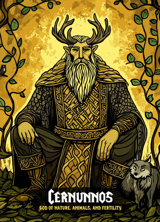 Cernunnos Poster, Celtic Mythology