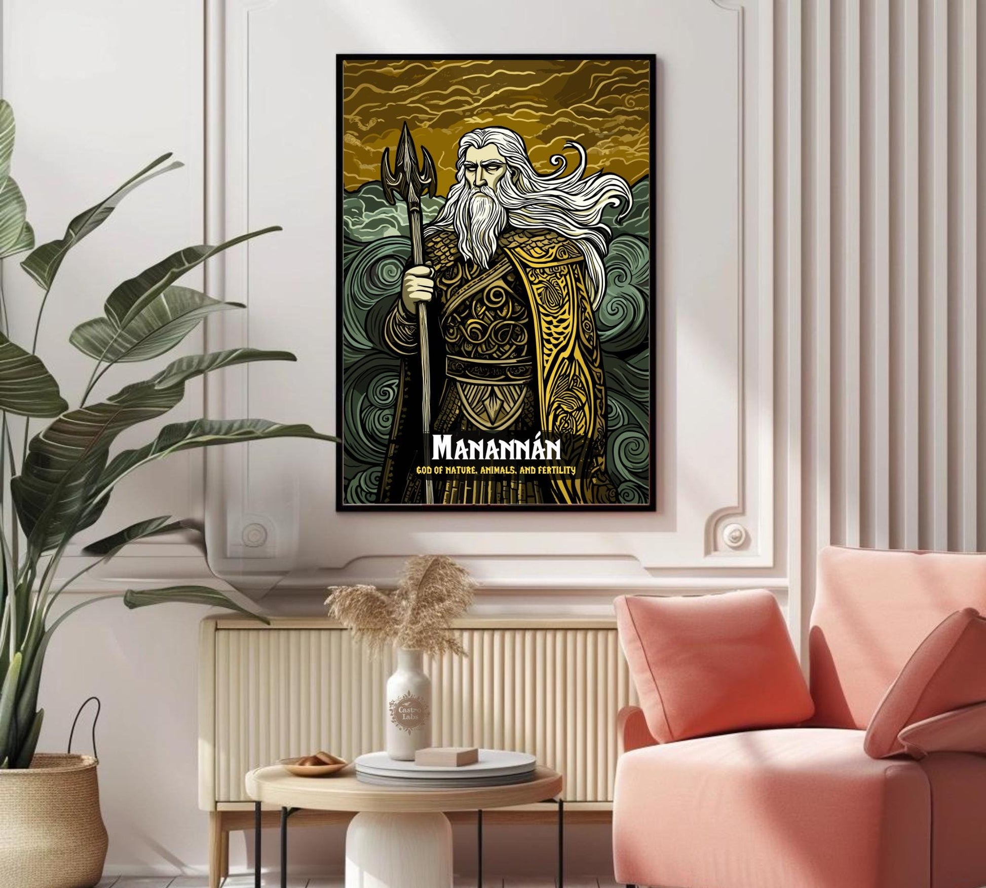 Manannan Poster, Celtic Mythology