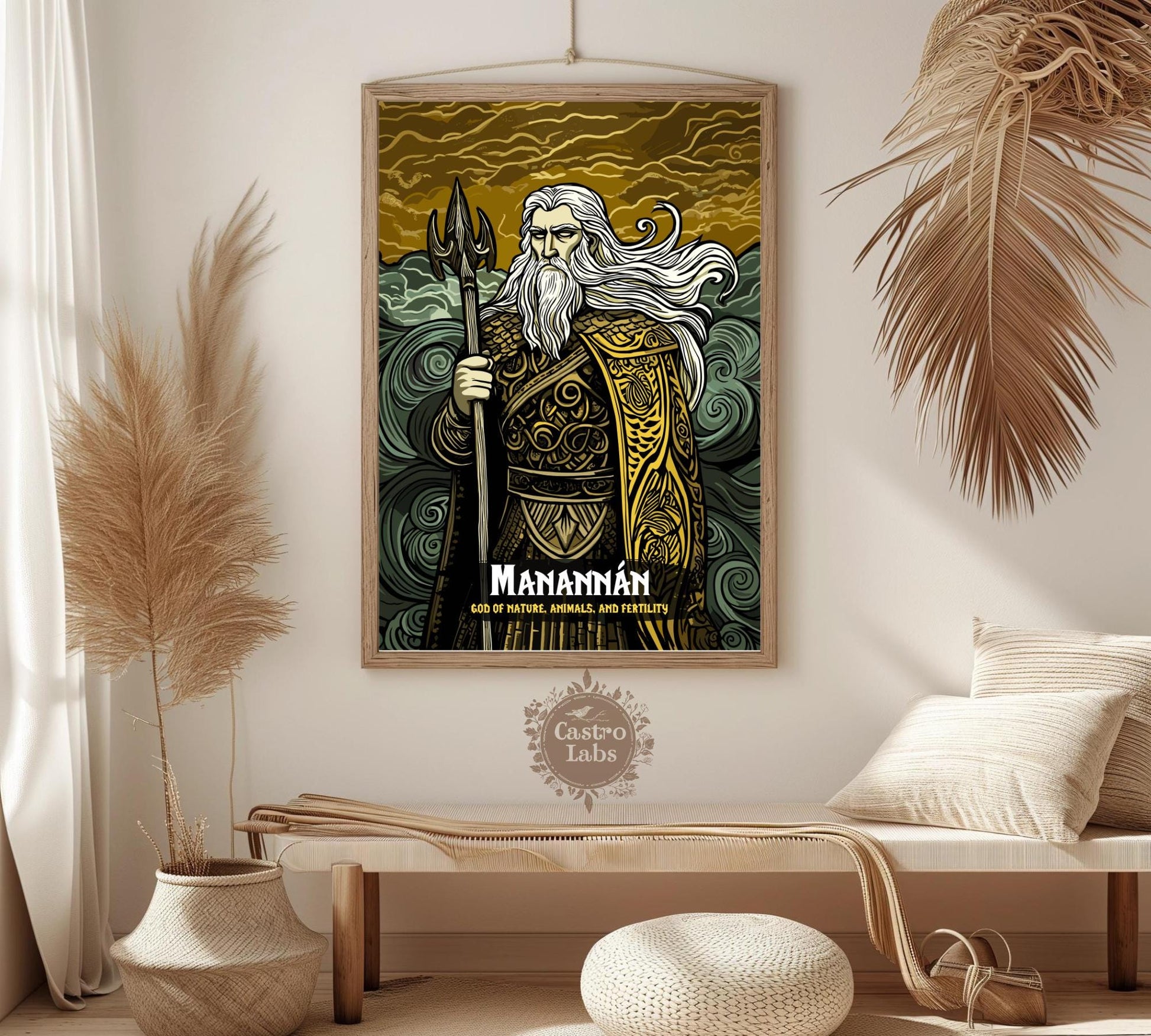 Manannan Poster, Celtic Mythology