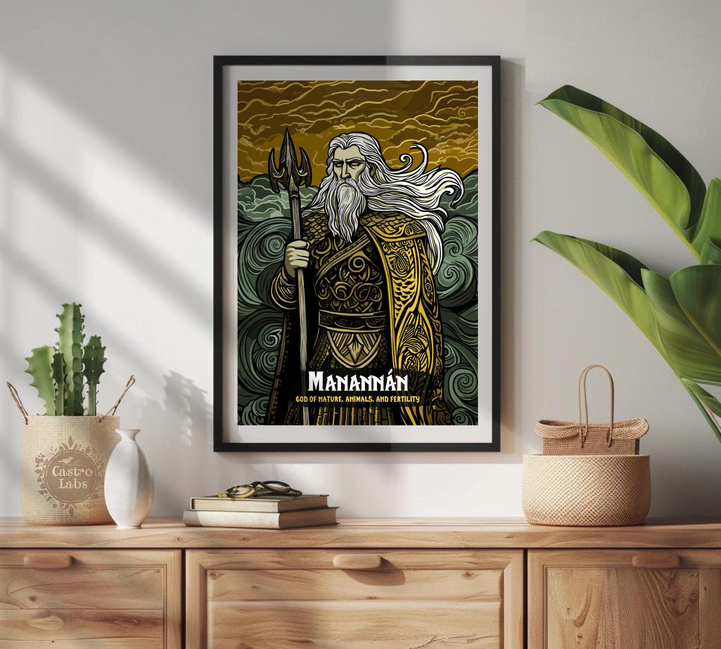 Manannan Poster, Celtic Mythology