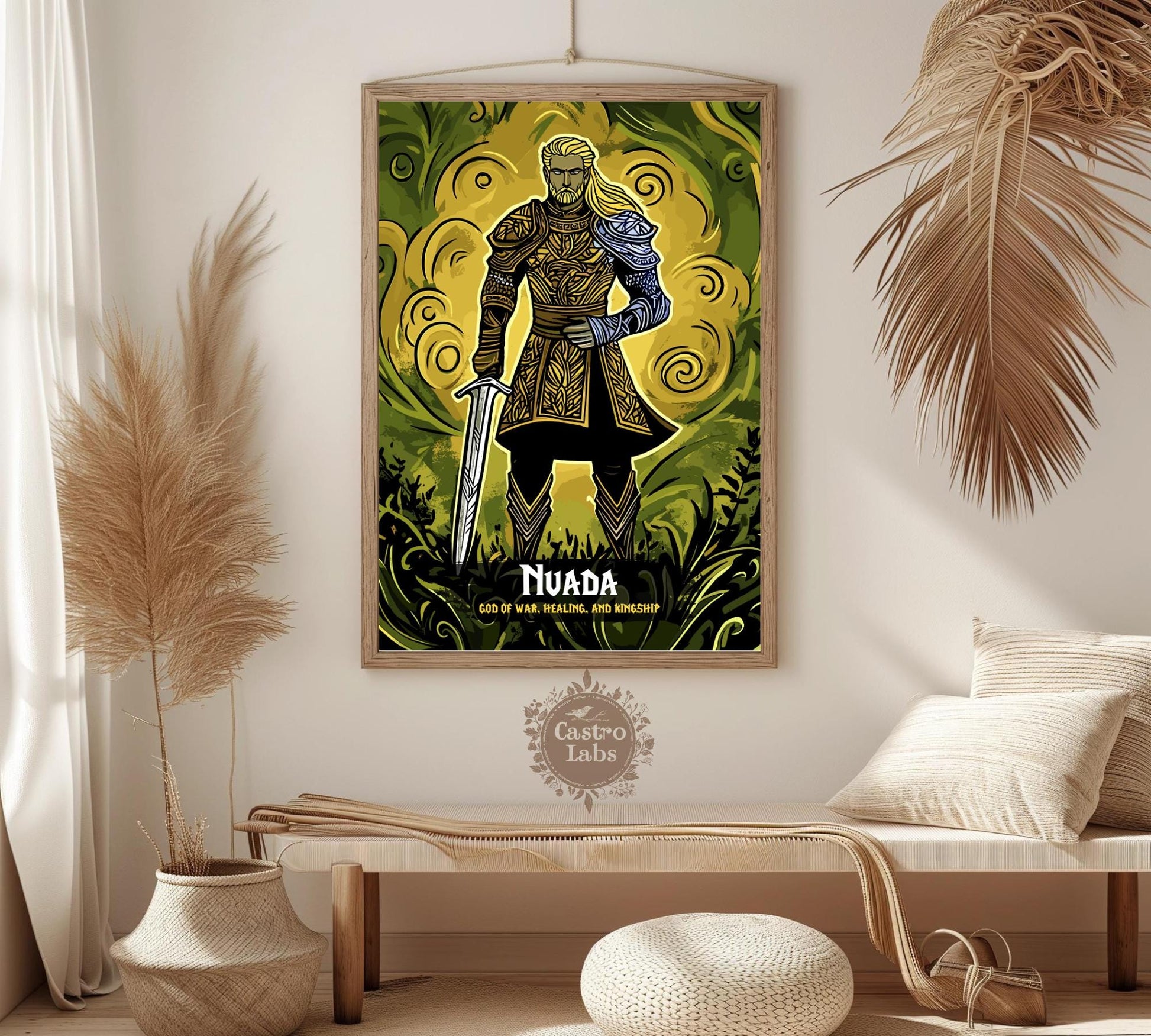 Nuada Poster, Celtic Mythology